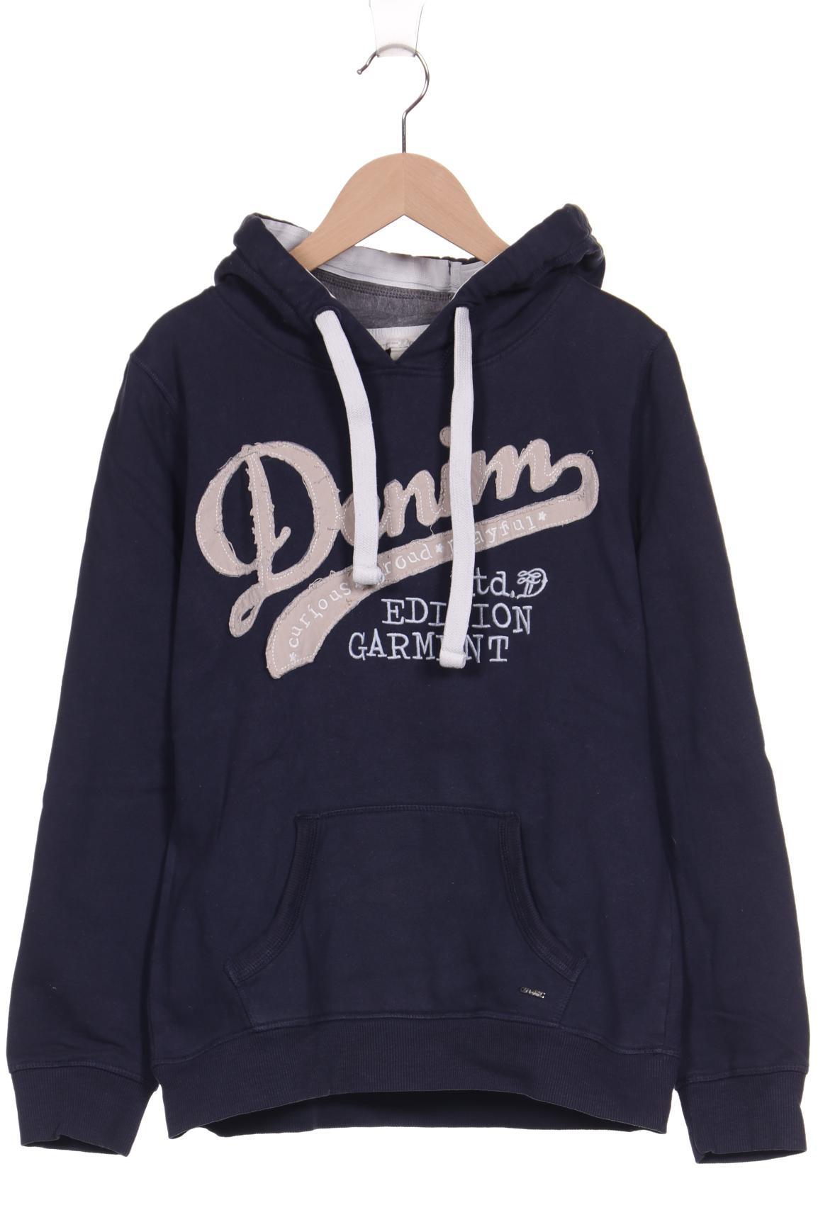 

TOM TAILOR Denim Damen Kapuzenpullover, marineblau
