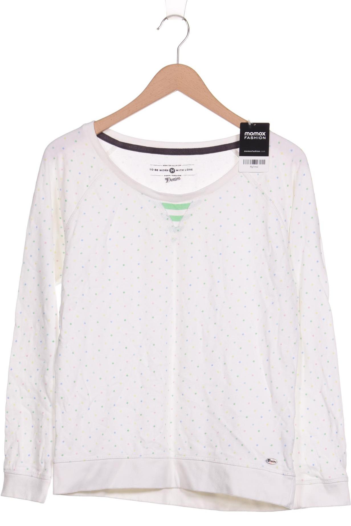 

TOM Tailor Denim Damen Sweatshirt, weiß, Gr. 38