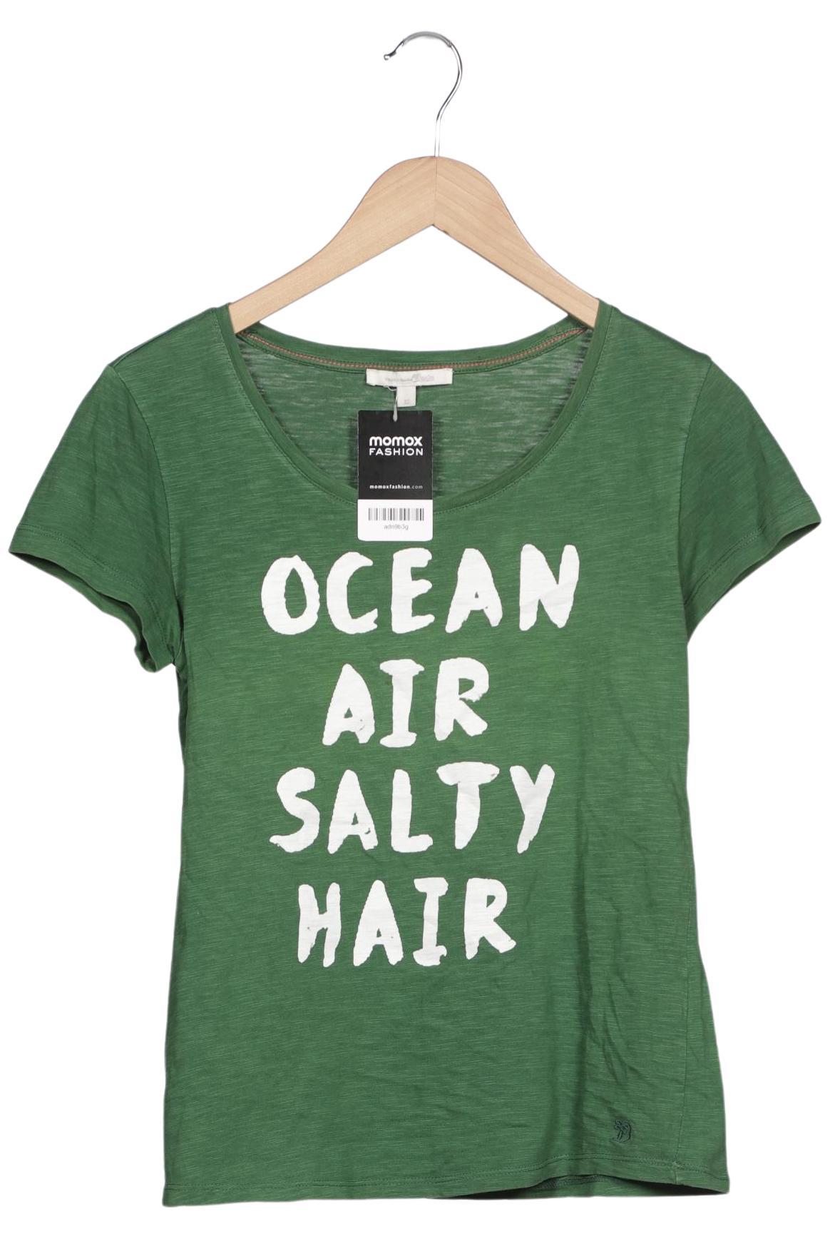 

TOM Tailor Denim Damen T-Shirt, grün, Gr. 34