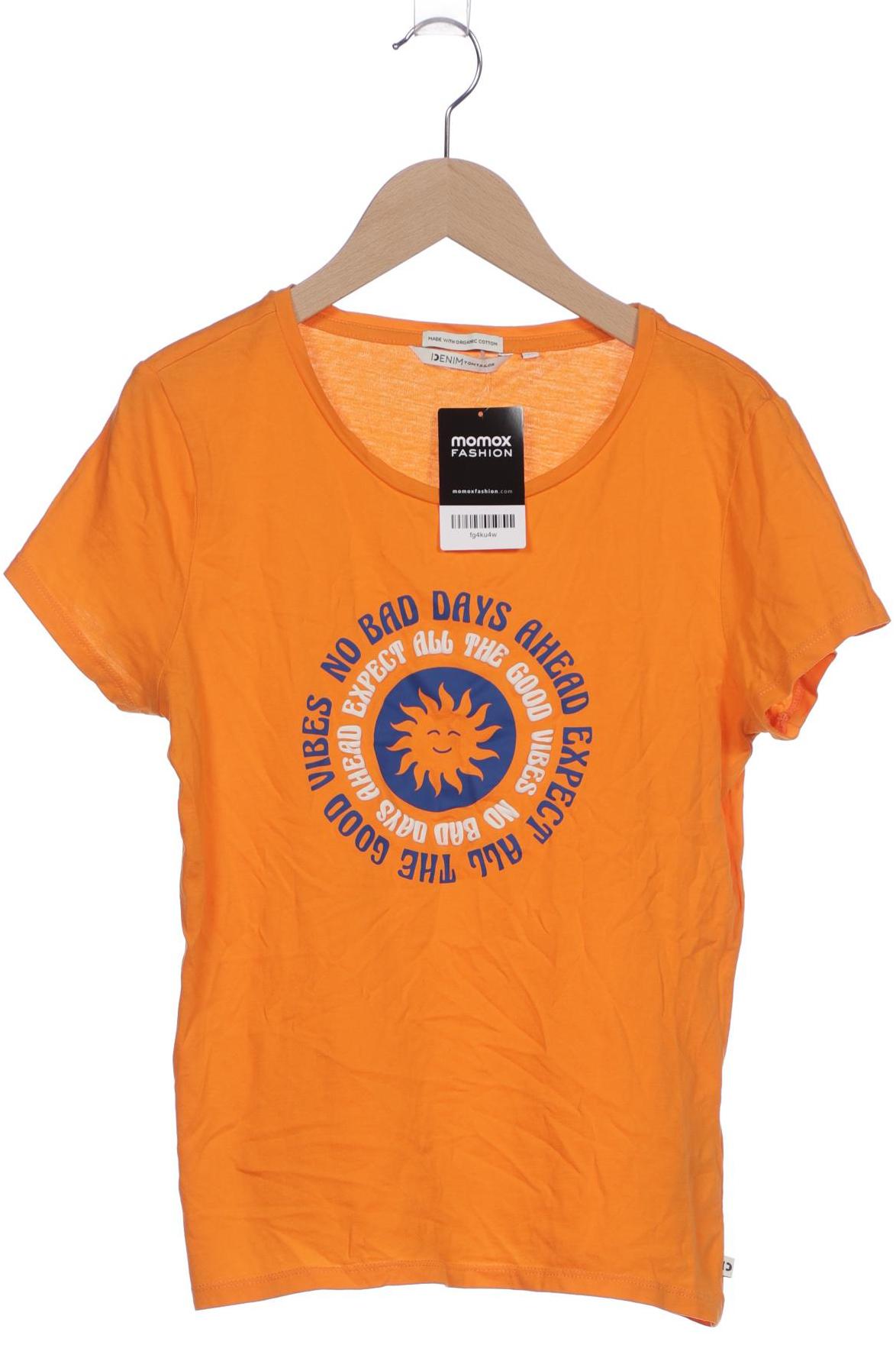 

TOM Tailor Denim Damen T-Shirt, orange, Gr. 38