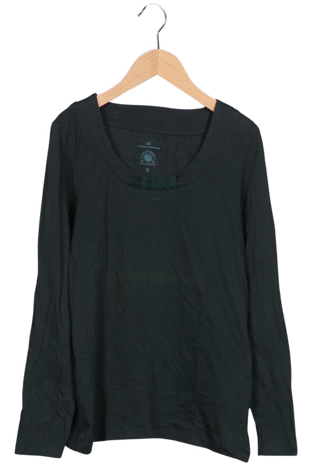 

TOM Tailor Denim Damen Langarmshirt, grün, Gr. 38