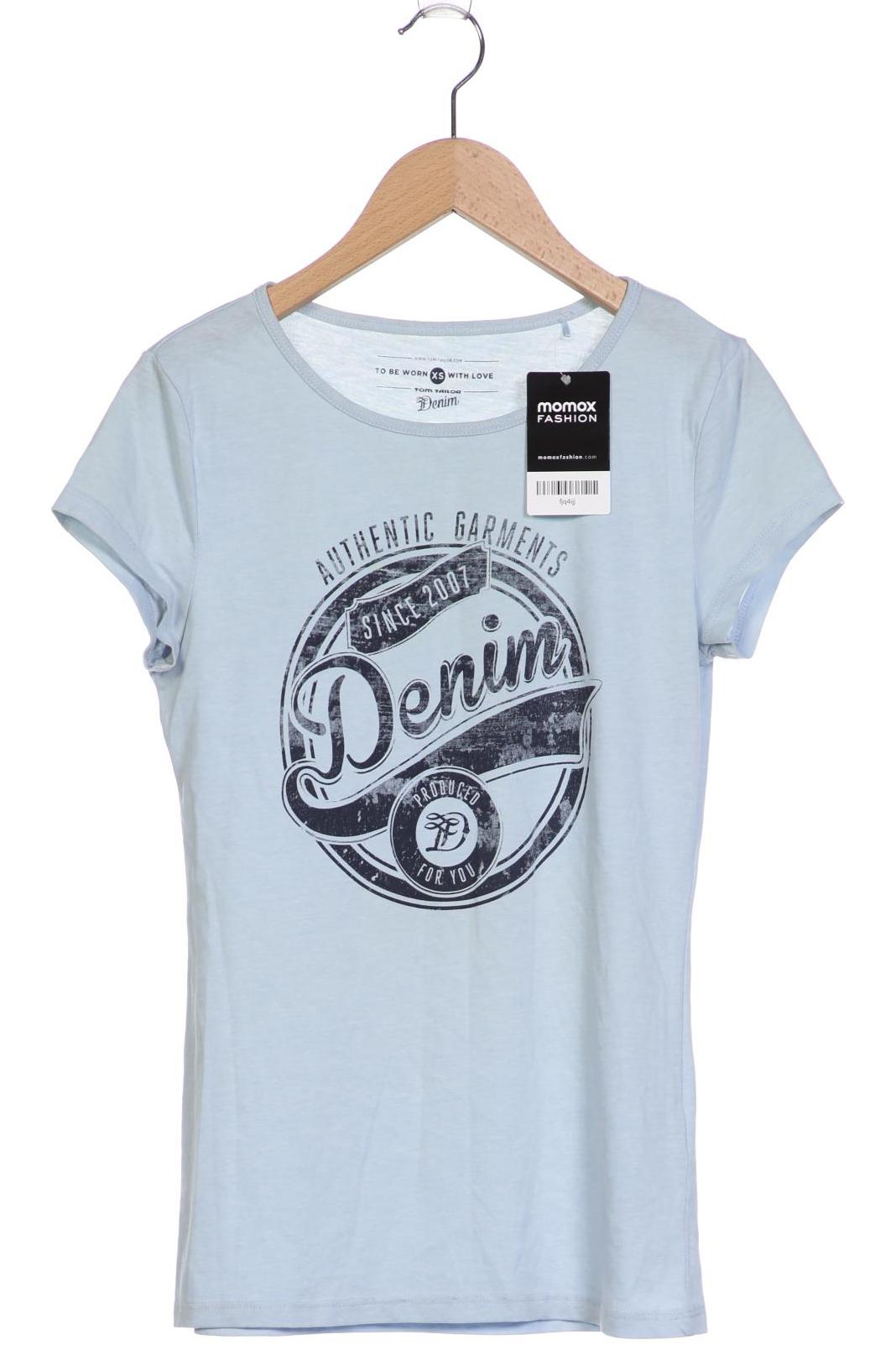 

TOM TAILOR Denim Damen T-Shirt, hellblau