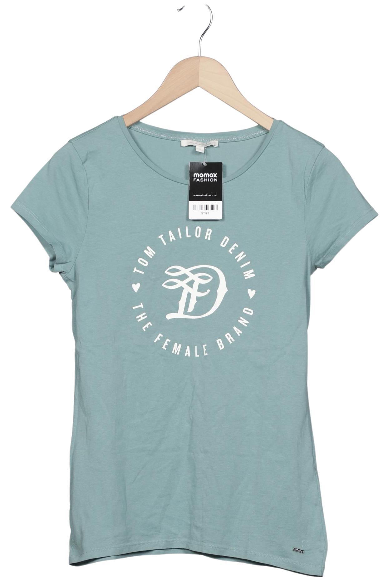 

TOM Tailor Denim Damen T-Shirt, türkis, Gr. 38
