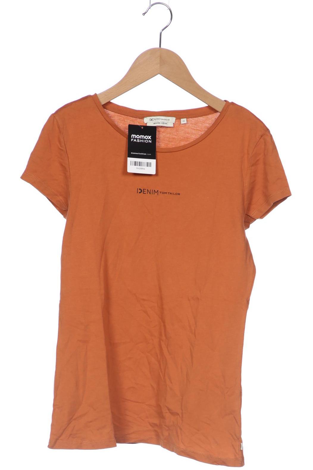 

TOM Tailor Denim Damen T-Shirt, orange, Gr. 38