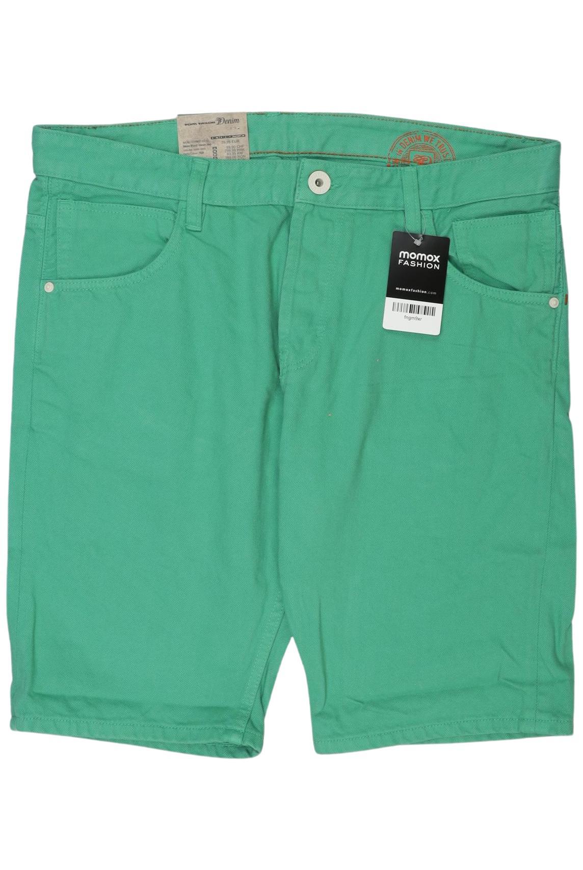 

TOM Tailor Denim Herren Shorts, grün, Gr. 34