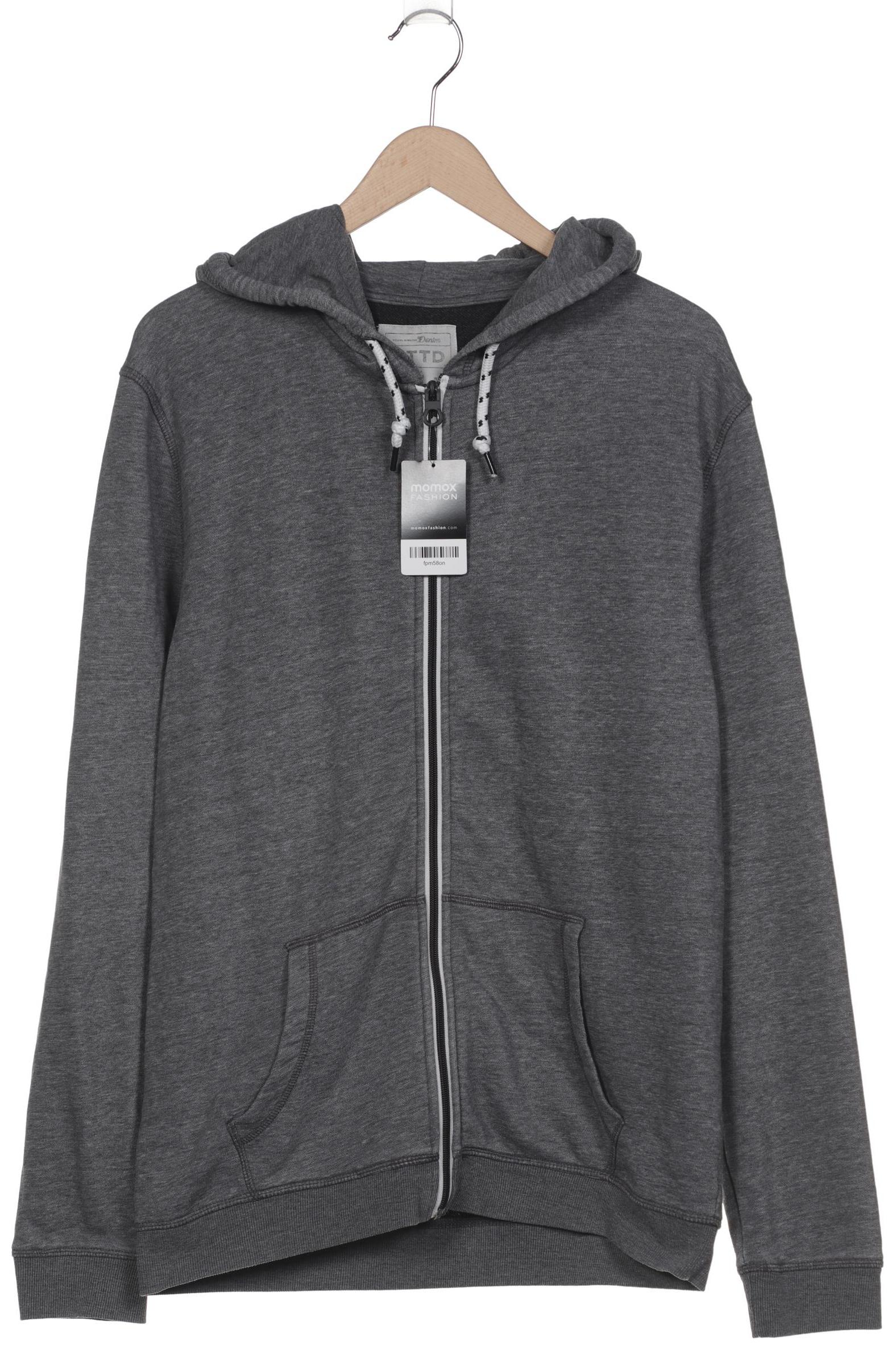 

TOM Tailor Denim Herren Kapuzenpullover, grau, Gr. 56