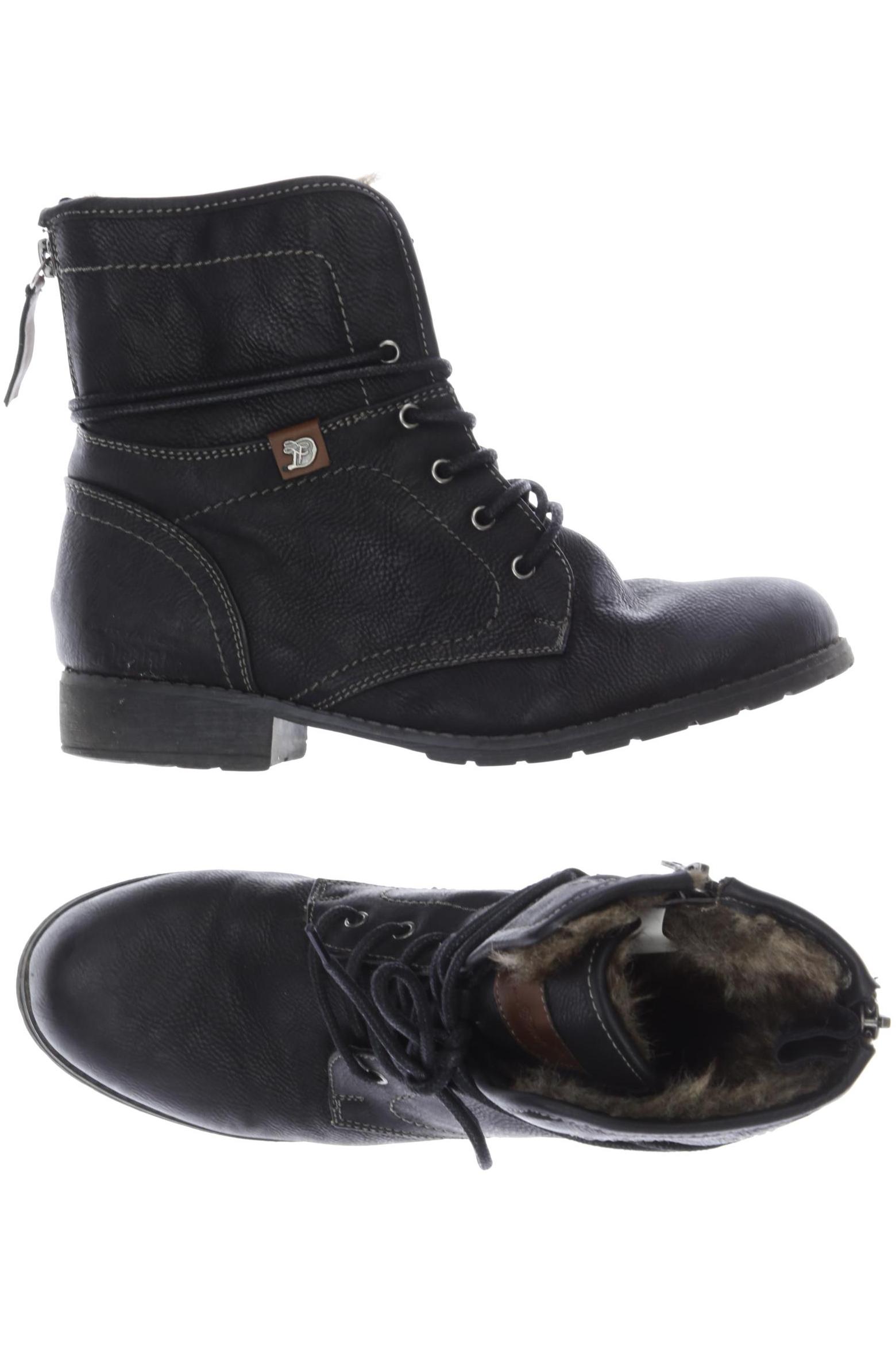 

TOM Tailor Denim Damen Stiefelette, schwarz, Gr. 38