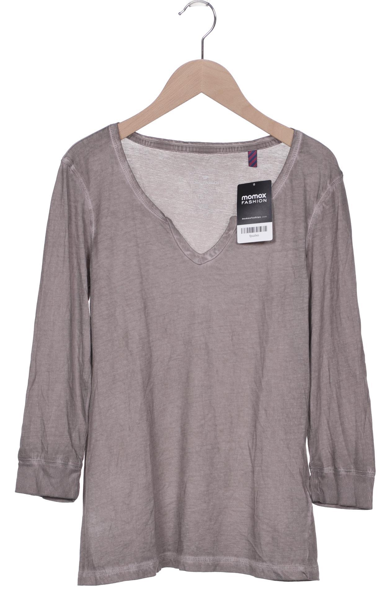 

TOM TAILOR Denim Damen Langarmshirt, grau