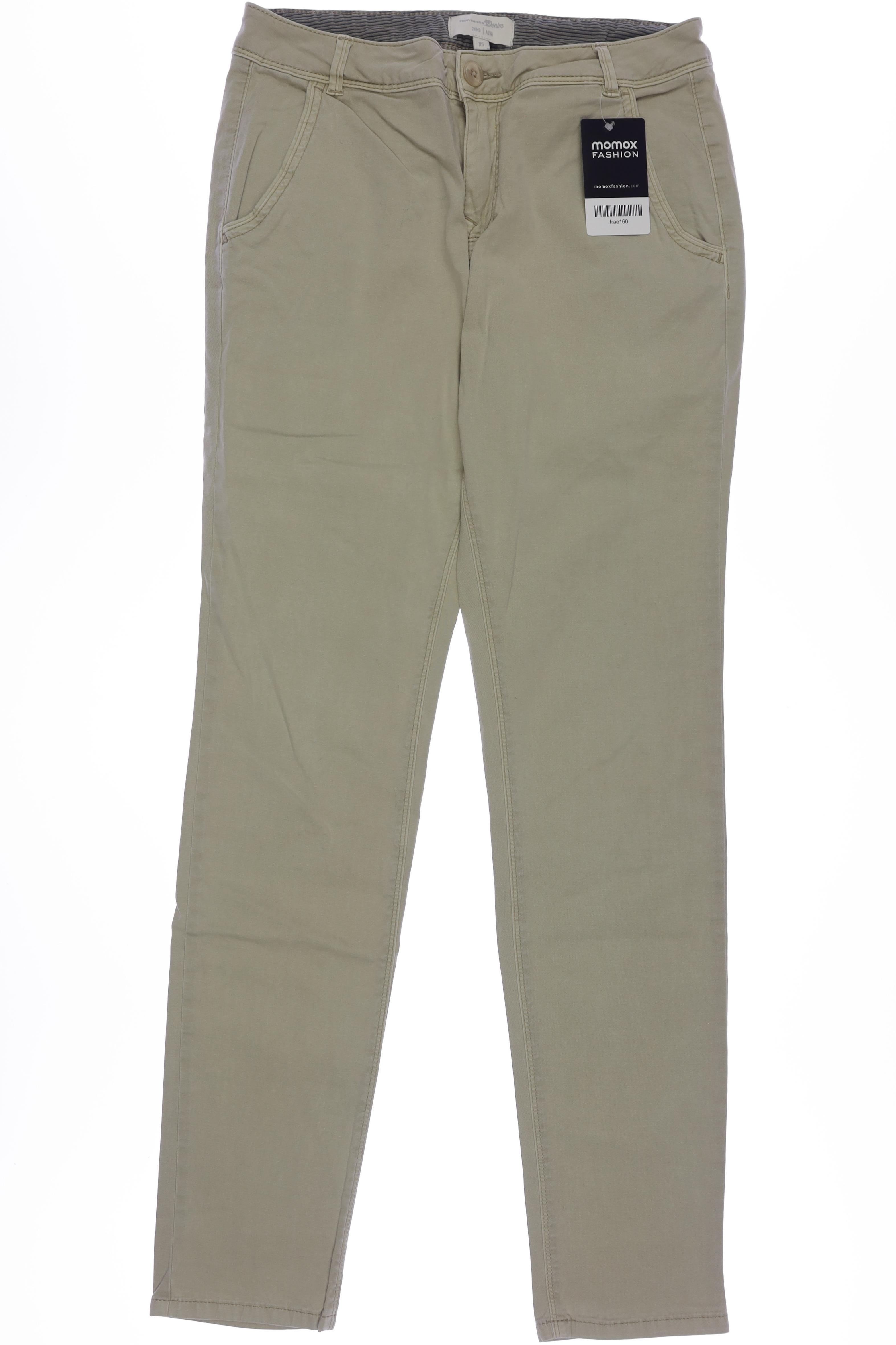 

TOM Tailor Denim Damen Stoffhose, beige, Gr. 0
