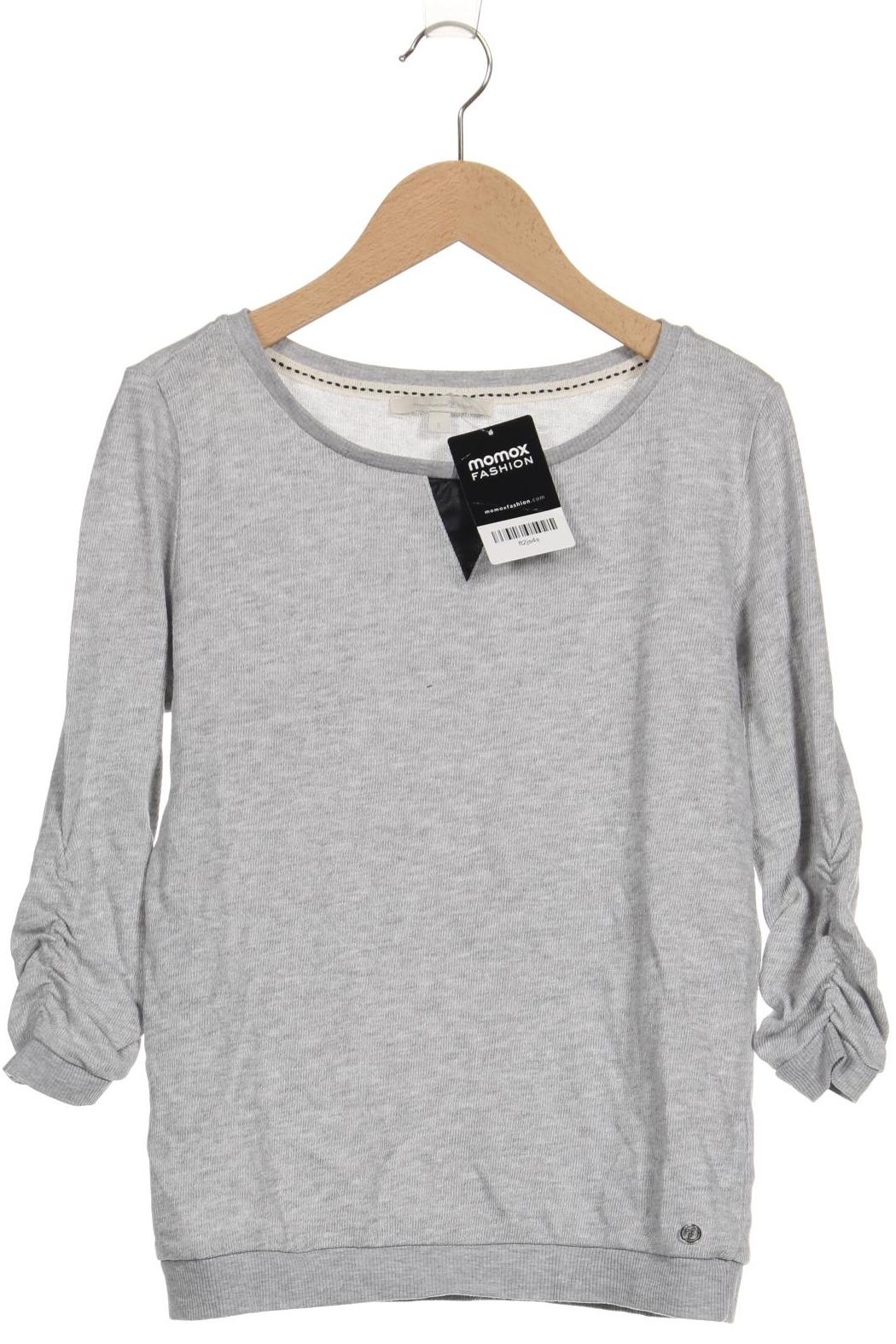 

TOM Tailor Denim Damen Langarmshirt, grau, Gr. 36