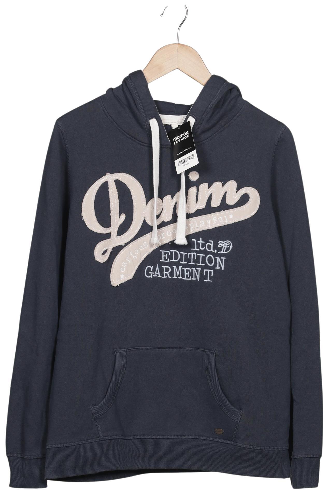 

TOM Tailor Denim Damen Kapuzenpullover, marineblau, Gr. 44