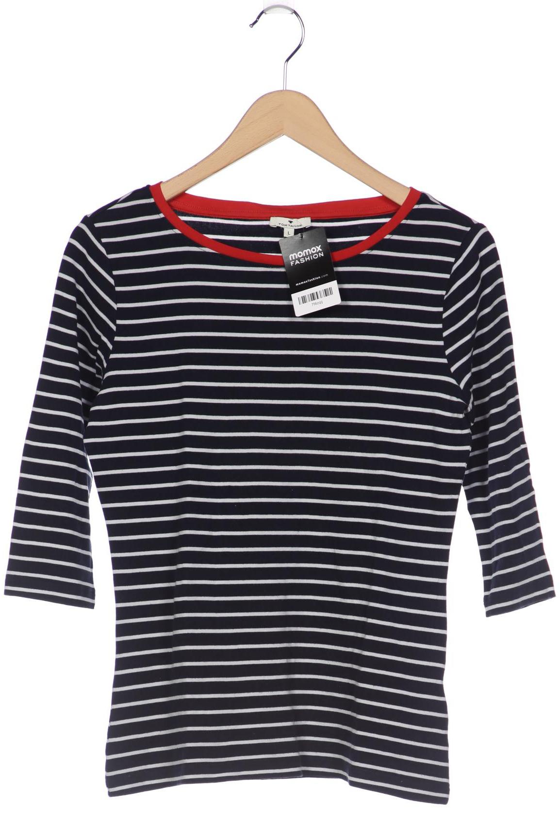 

TOM TAILOR Denim Damen Langarmshirt, marineblau