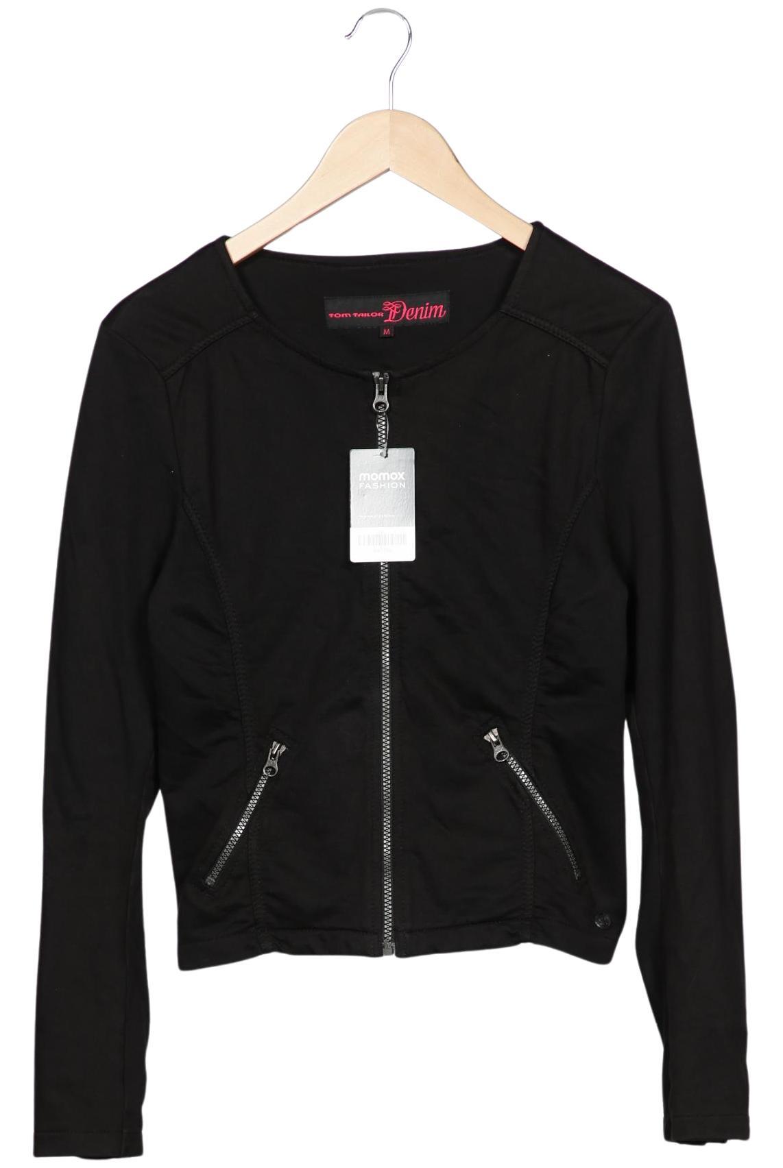 

TOM Tailor Denim Damen Sweatshirt, schwarz, Gr. 38