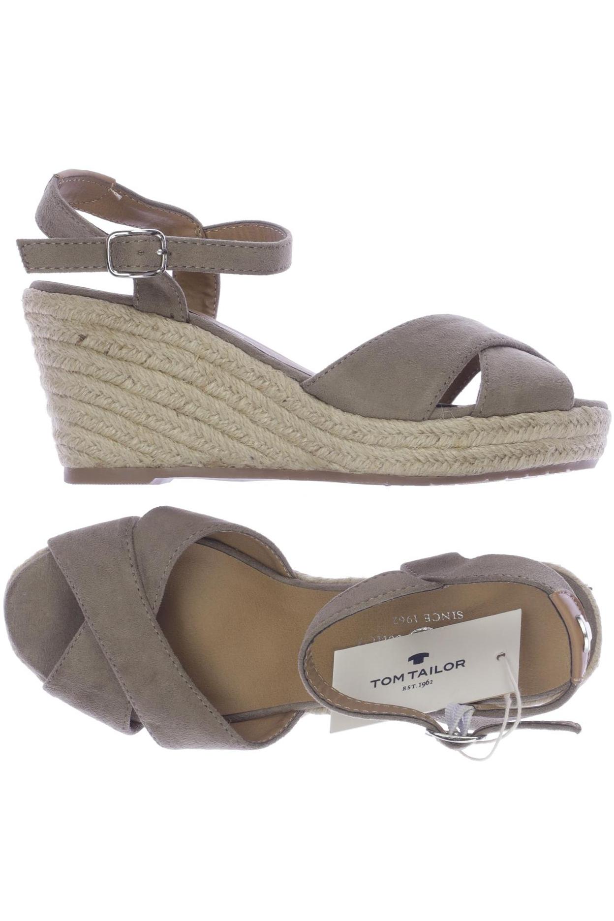 

TOM TAILOR Denim Damen Sandale, grau