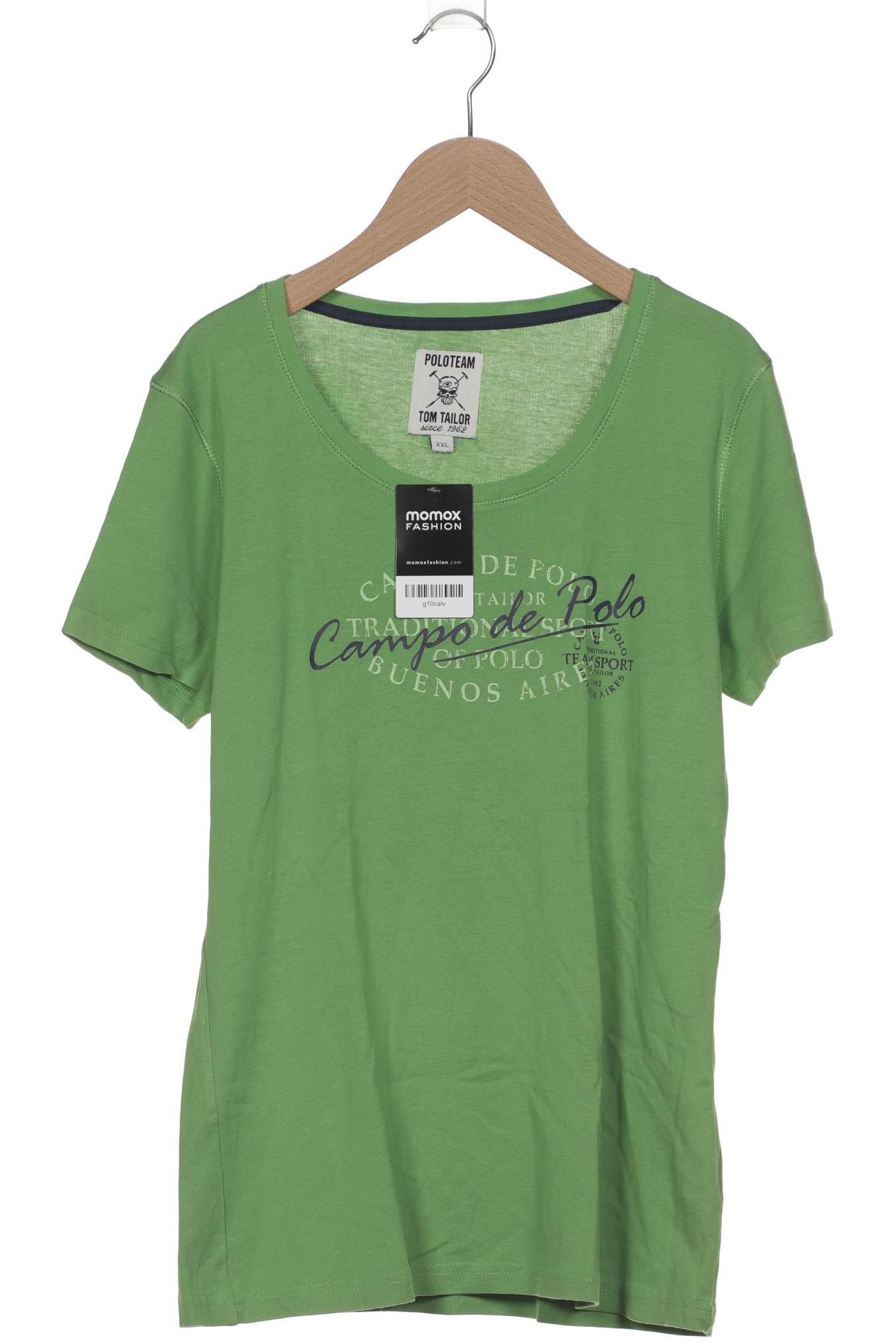 

TOM Tailor Denim Damen T-Shirt, grün, Gr. 46