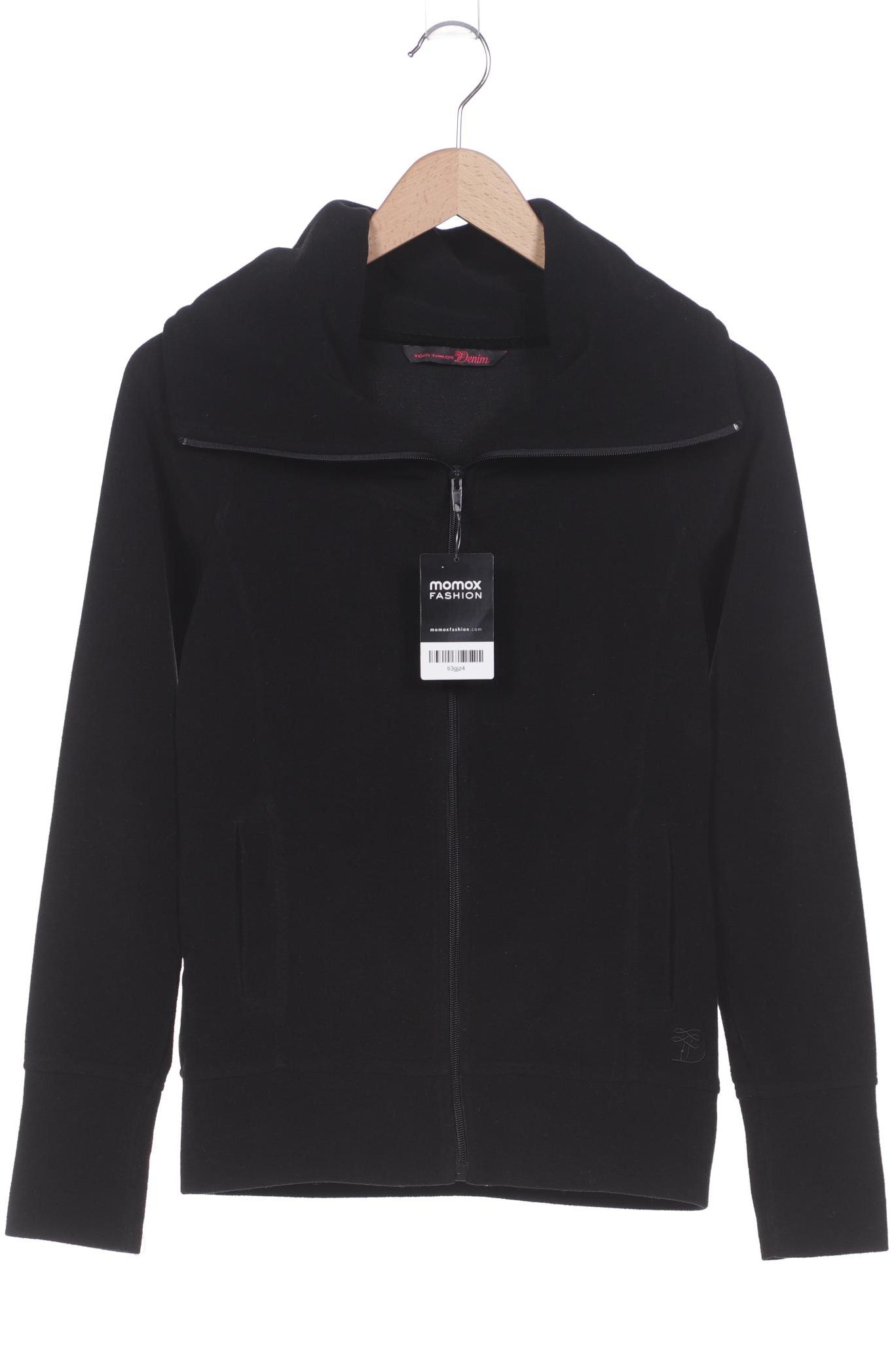 

TOM Tailor Denim Damen Sweatshirt, schwarz, Gr. 34