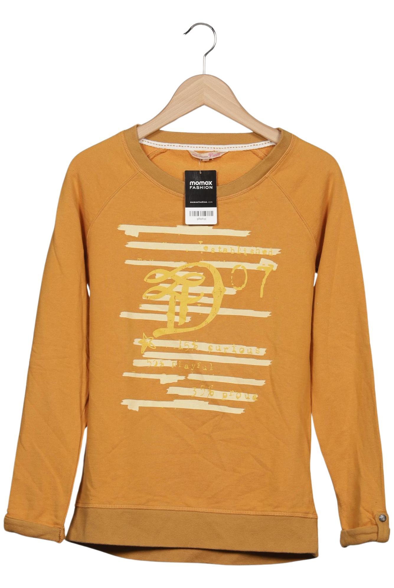 

TOM Tailor Denim Damen Sweatshirt, gelb, Gr. 38