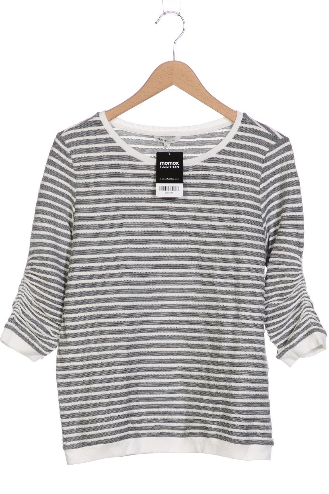 

TOM TAILOR Denim Damen Langarmshirt, grau