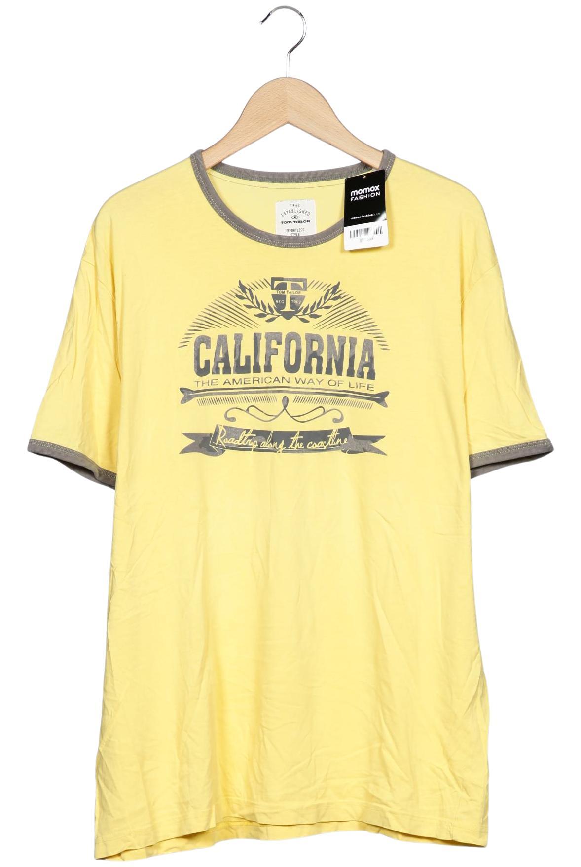 Thumbnail - TOM Tailor Denim Herren T-Shirt, gelb, Gr. 56