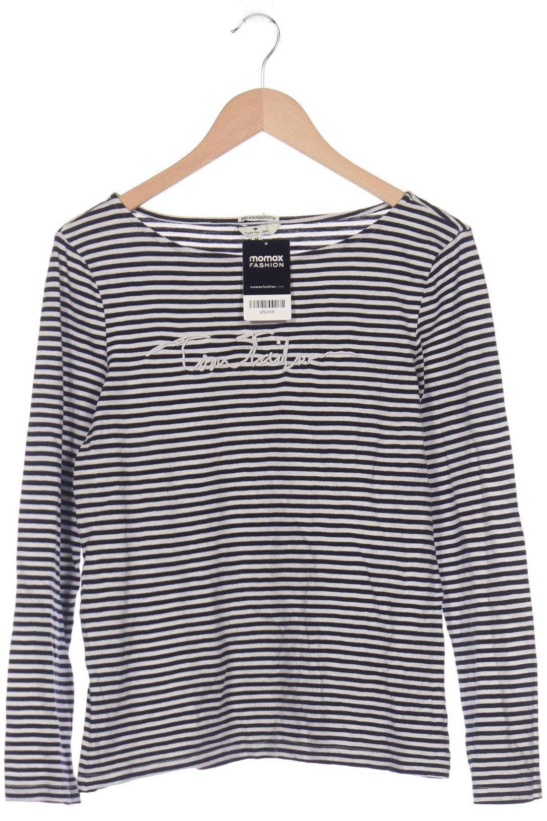 

TOM Tailor Denim Damen Langarmshirt, weiß, Gr. 38