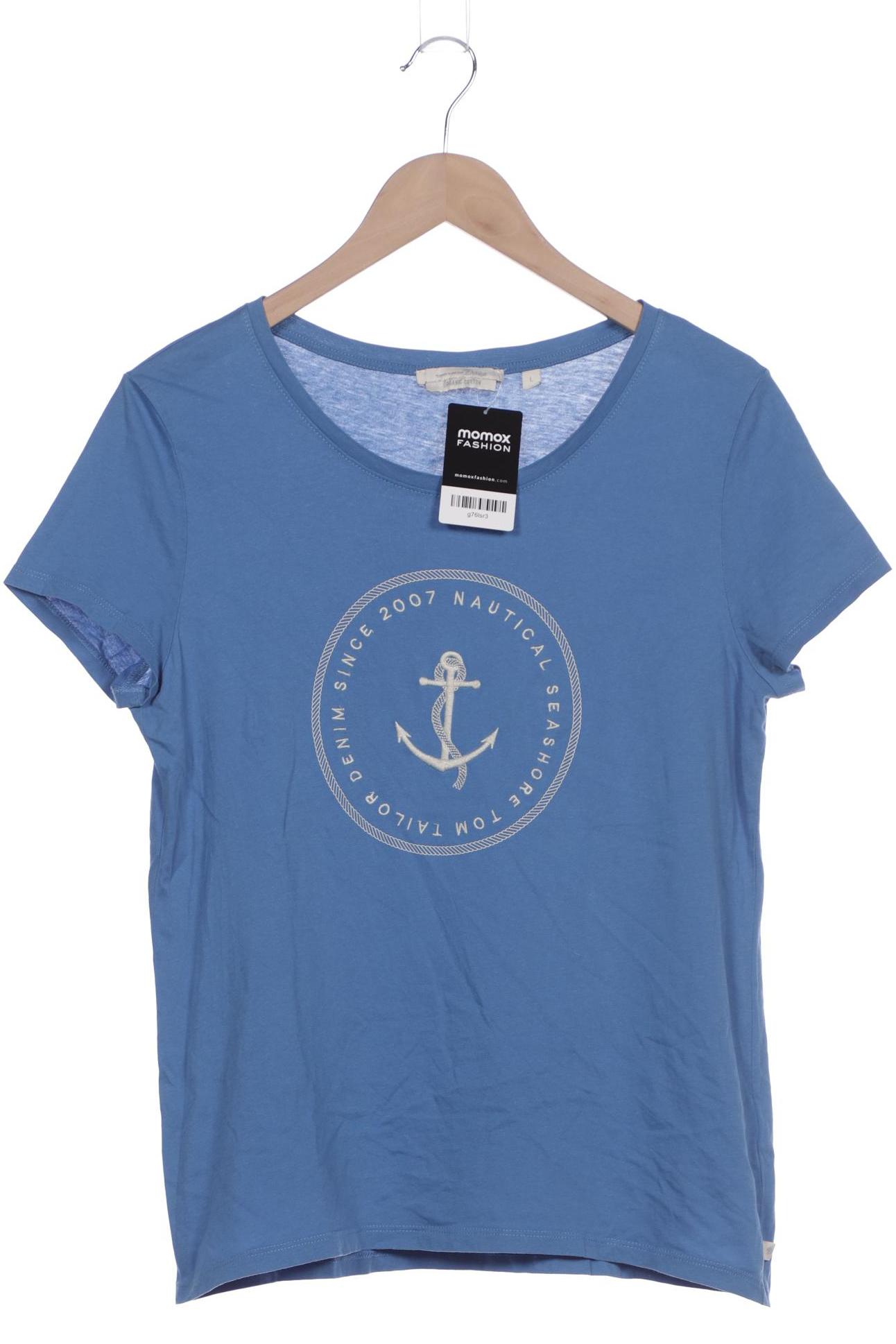 

TOM Tailor Denim Damen T-Shirt, blau, Gr. 42