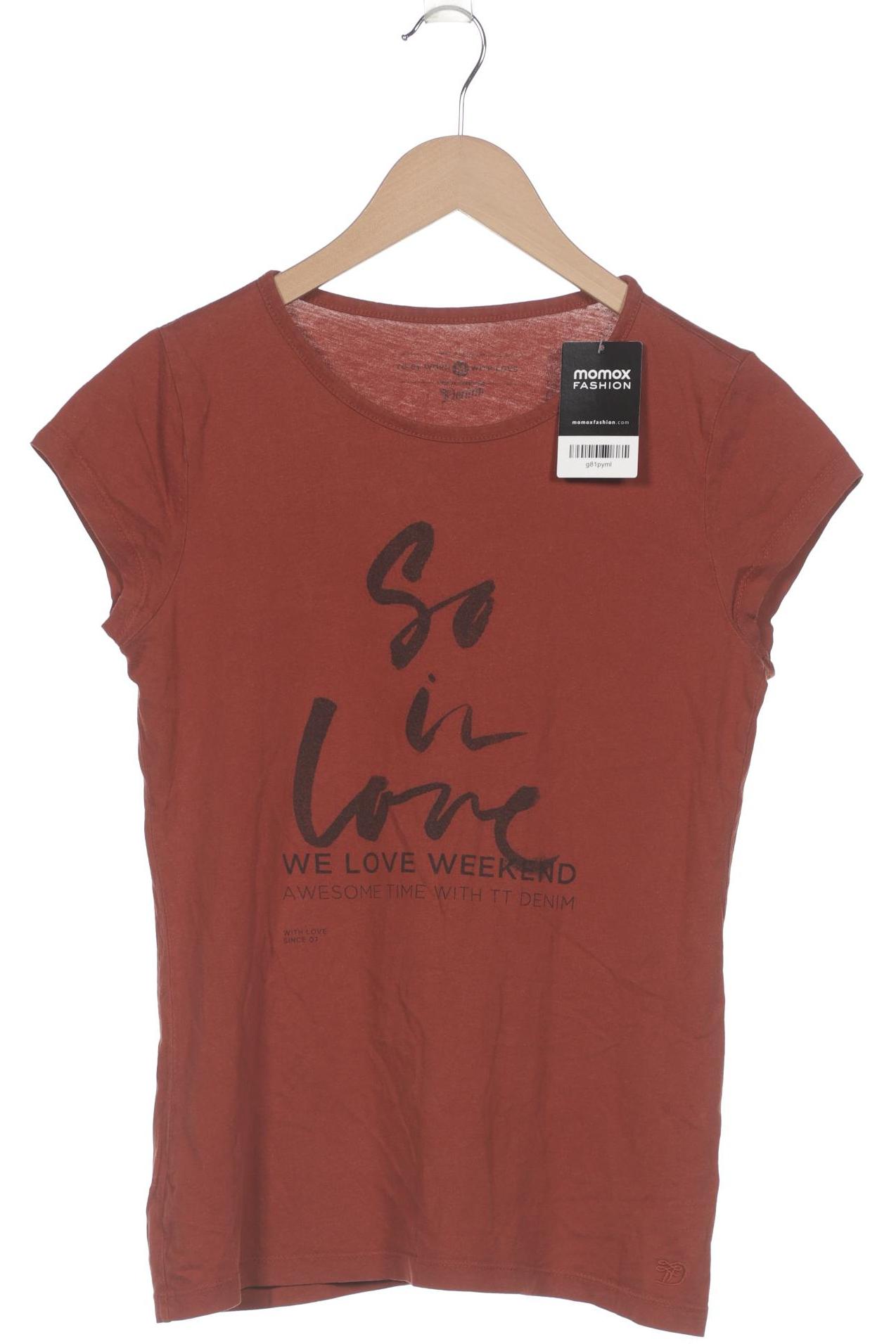 

TOM Tailor Denim Damen T-Shirt, braun, Gr. 38