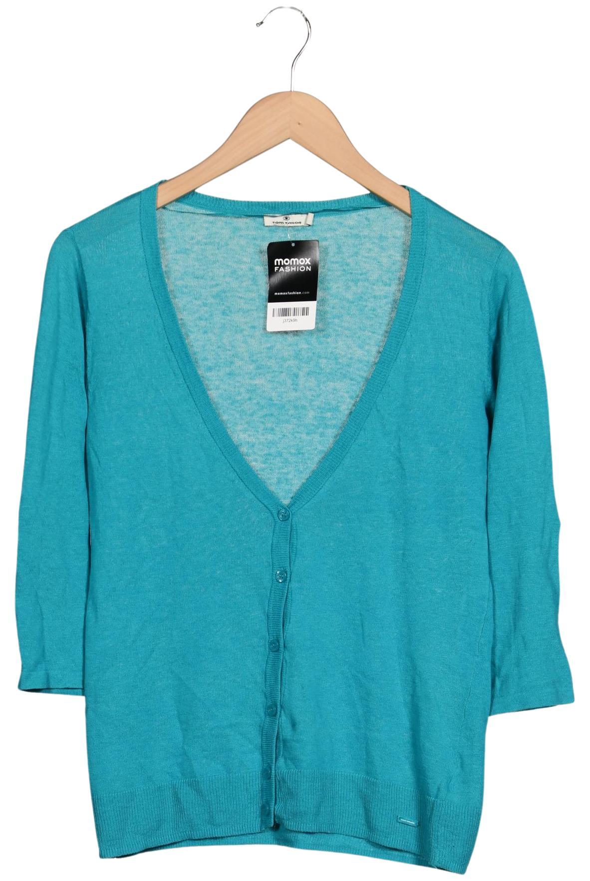 

TOM Tailor Denim Damen Strickjacke, türkis, Gr. 36