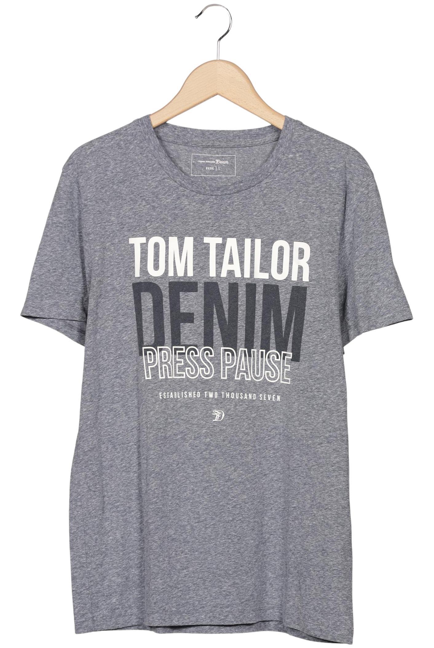 

TOM Tailor Denim Herren T-Shirt, grau, Gr. 52