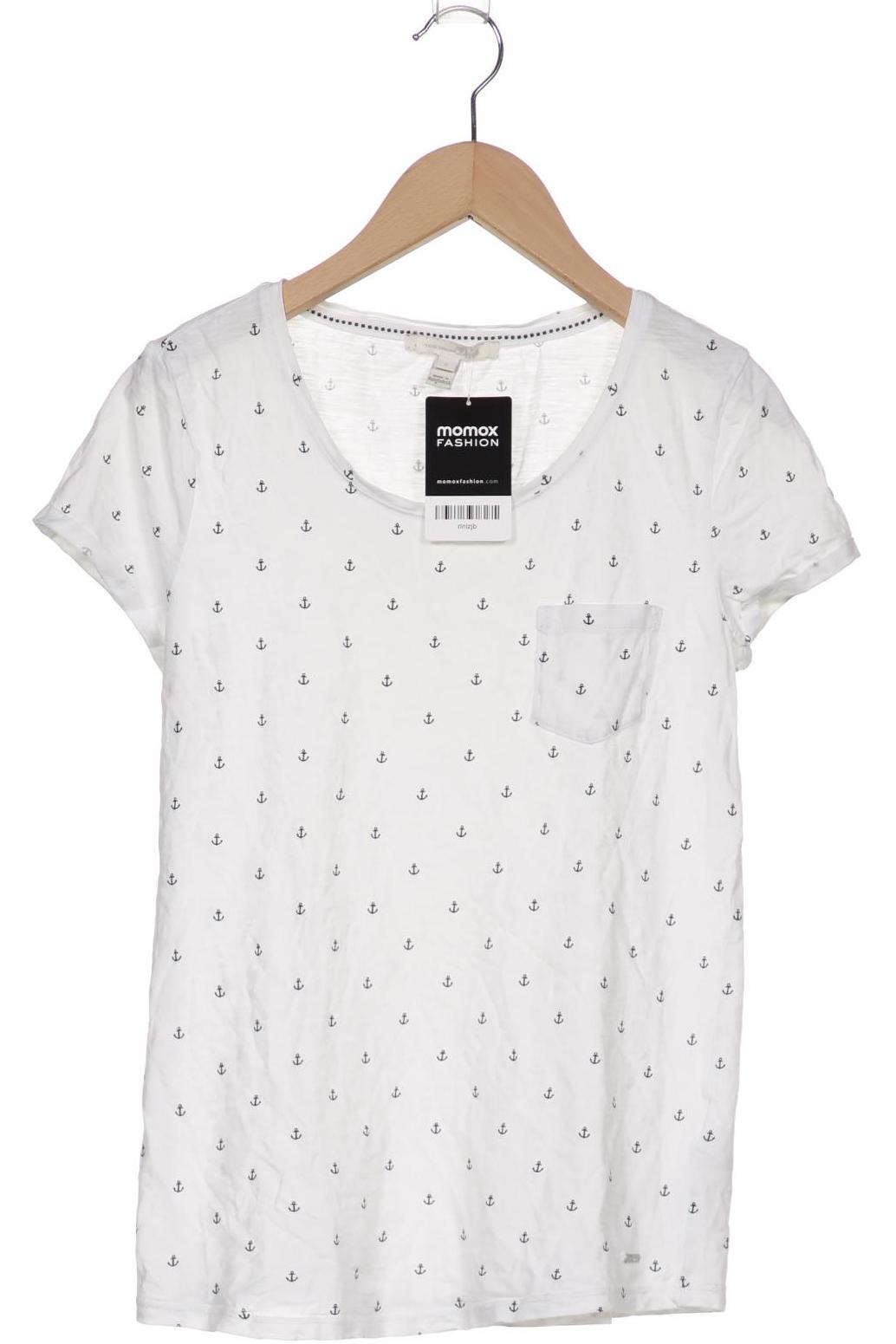

TOM Tailor Denim Damen T-Shirt, weiß, Gr. 36