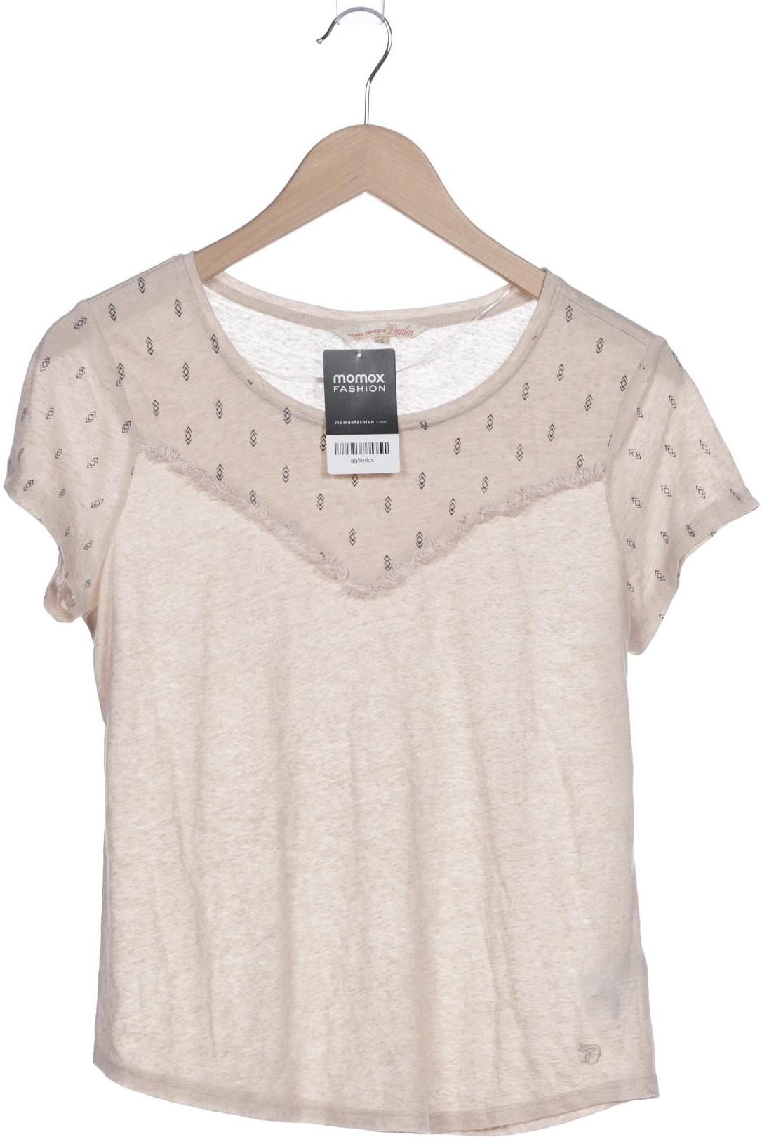 

TOM Tailor Denim Damen T-Shirt, beige, Gr. 36