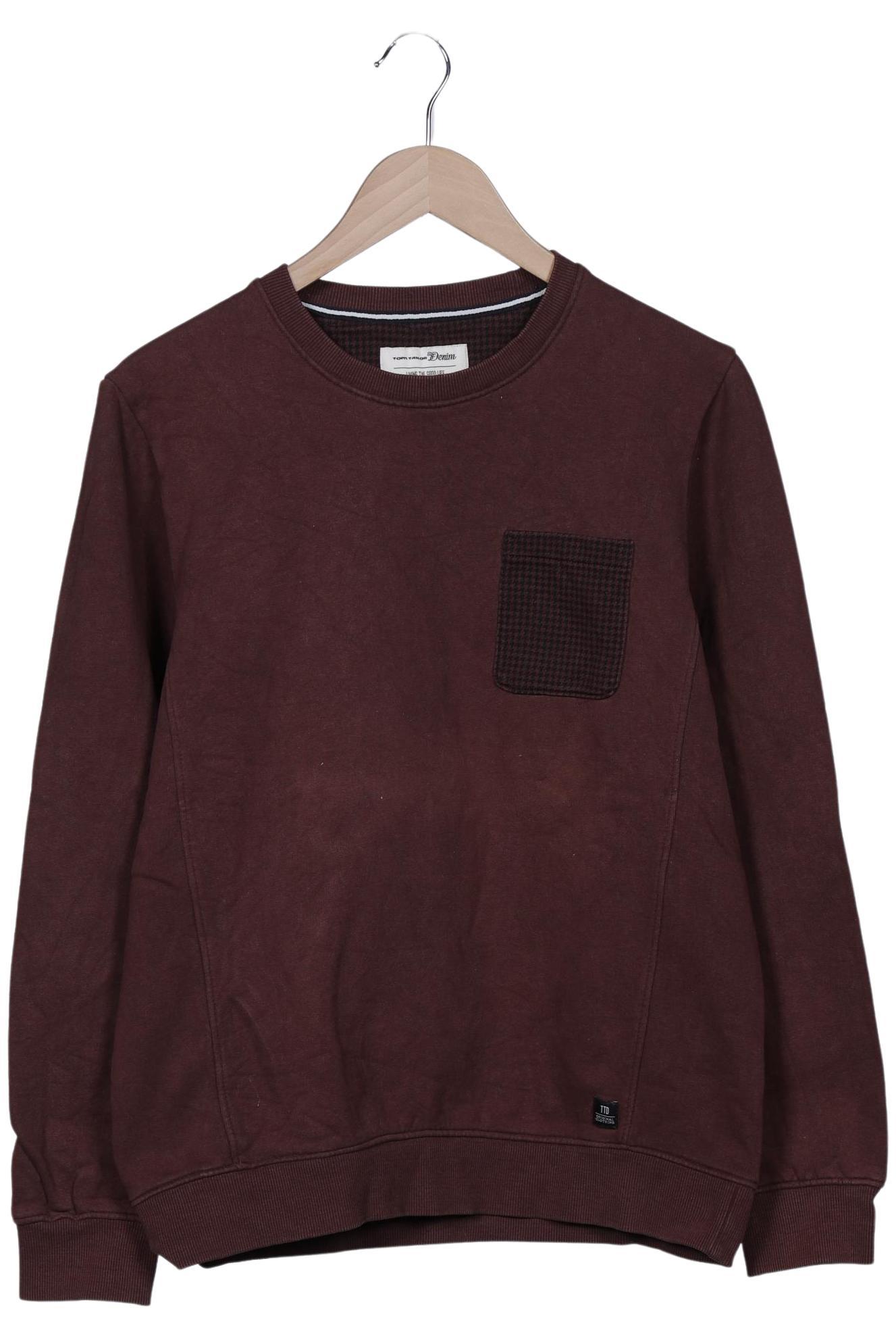 

TOM Tailor Denim Herren Sweatshirt, bordeaux, Gr. 52