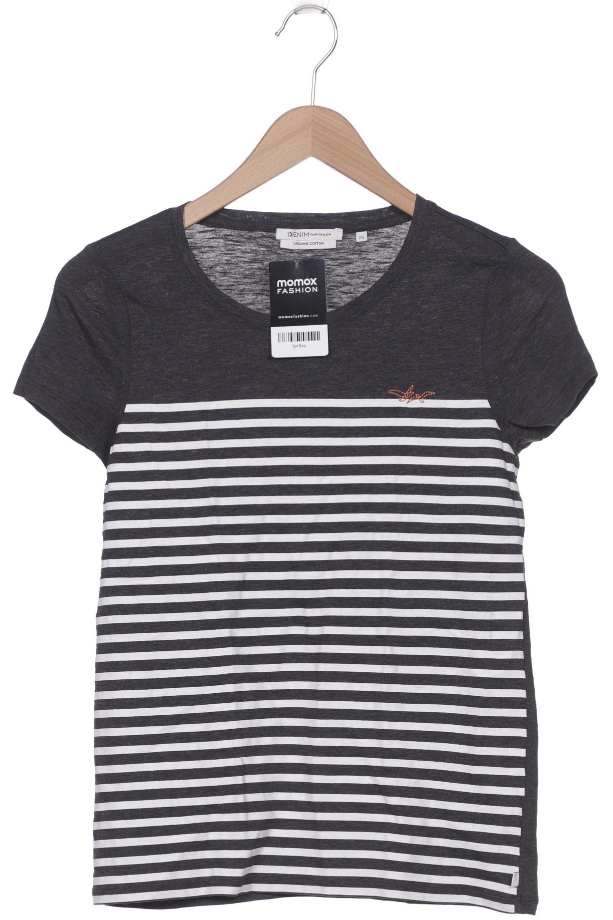 

TOM Tailor Denim Damen T-Shirt, grau, Gr. 34