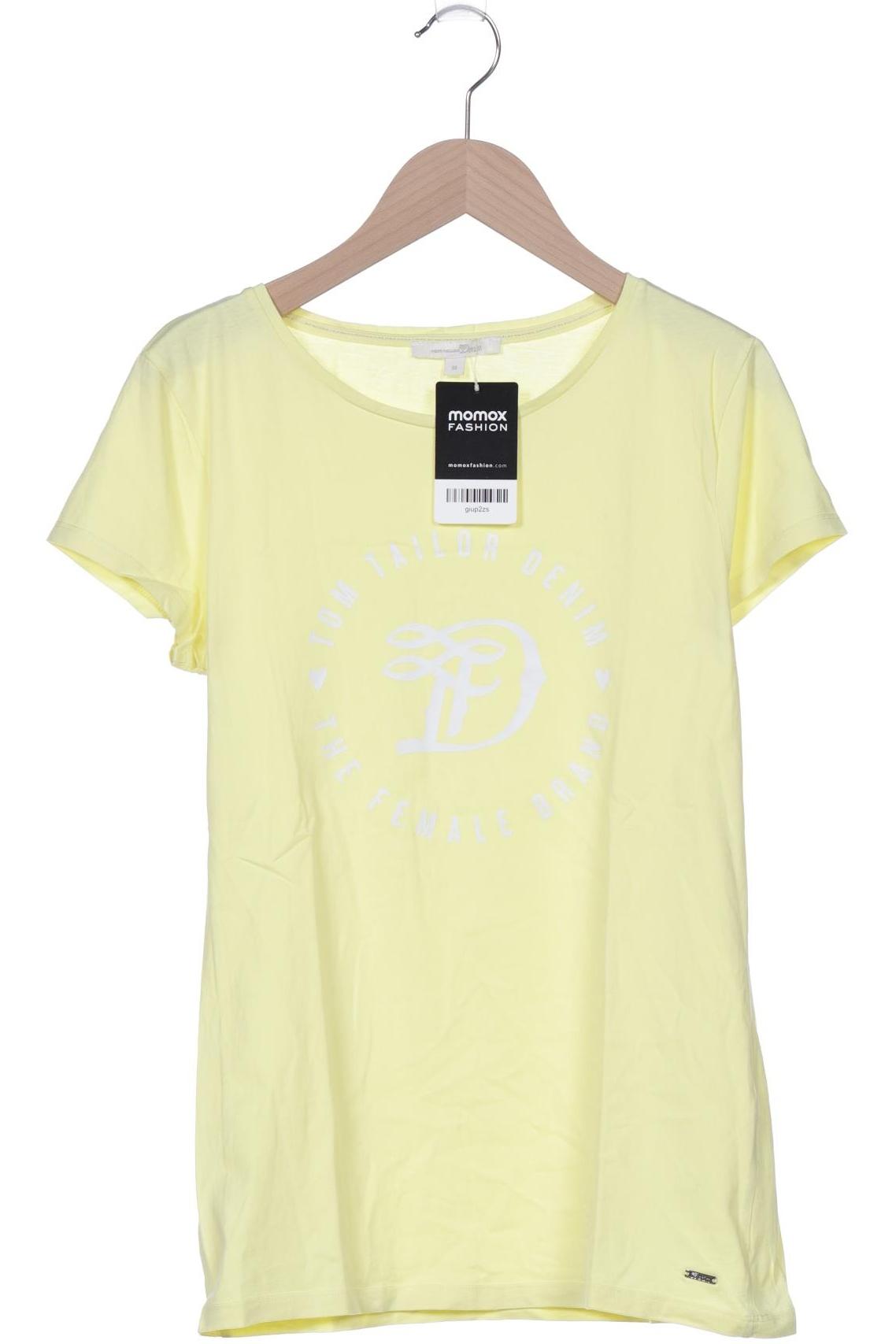 

TOM Tailor Denim Damen T-Shirt, gelb, Gr. 38