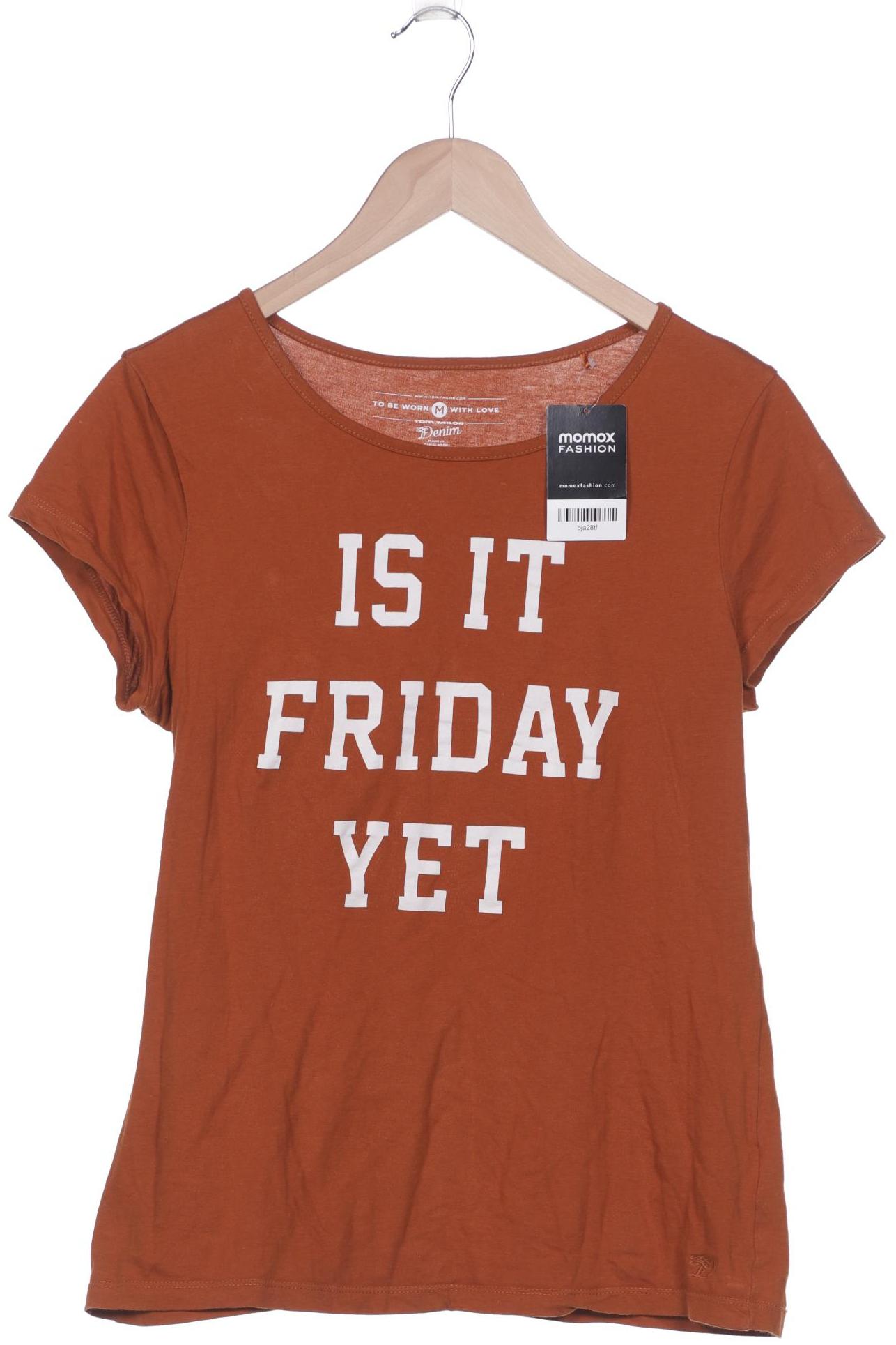 

TOM TAILOR Denim Damen T-Shirt, braun