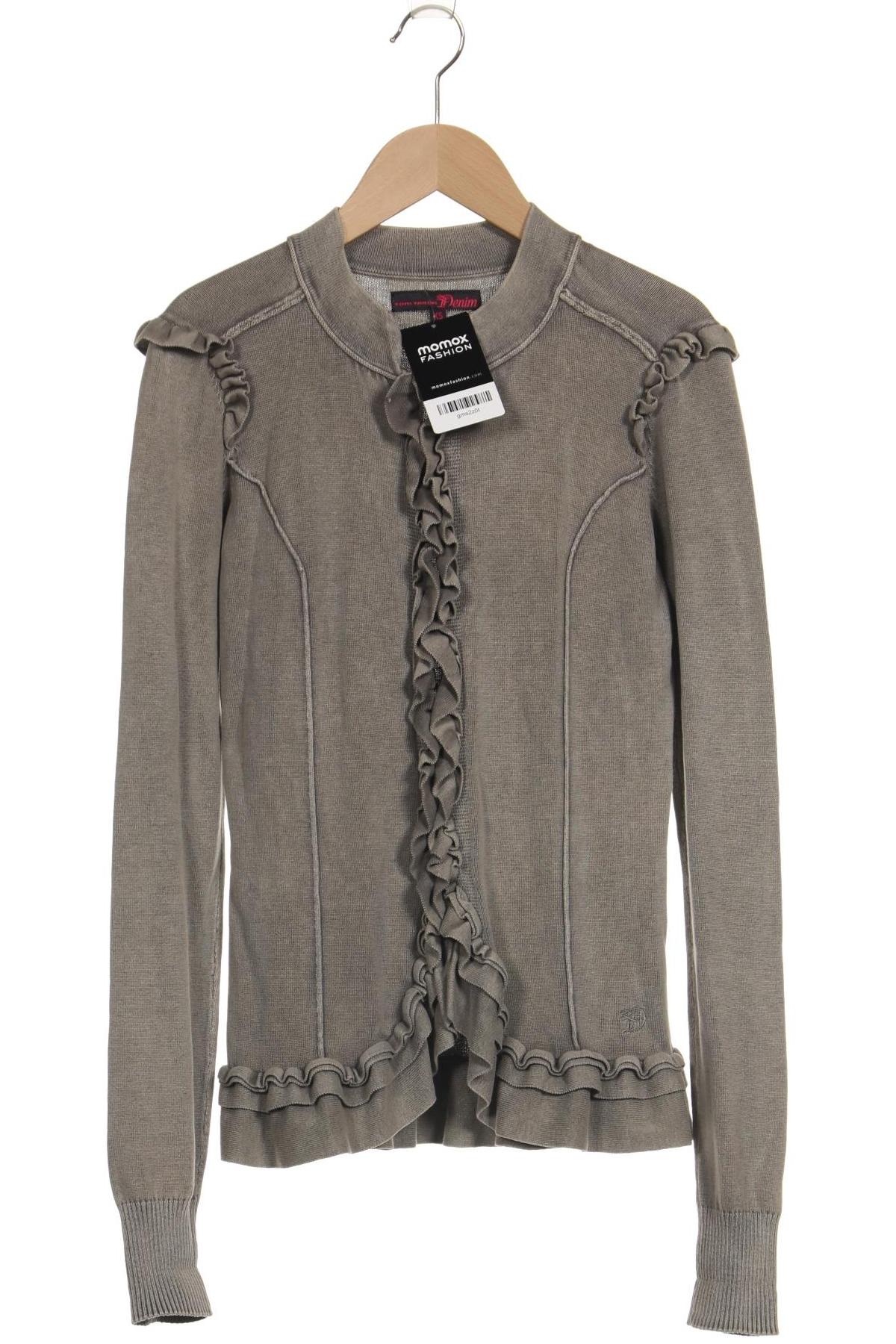 

TOM Tailor Denim Damen Strickjacke, beige, Gr. 34