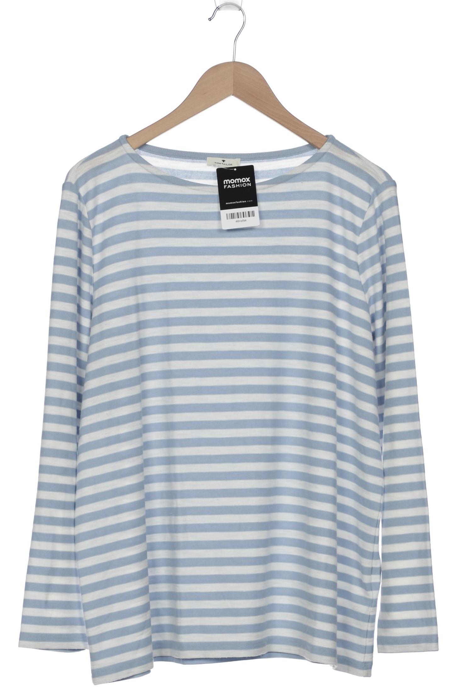 

TOM Tailor Denim Damen Langarmshirt, hellblau, Gr. 48