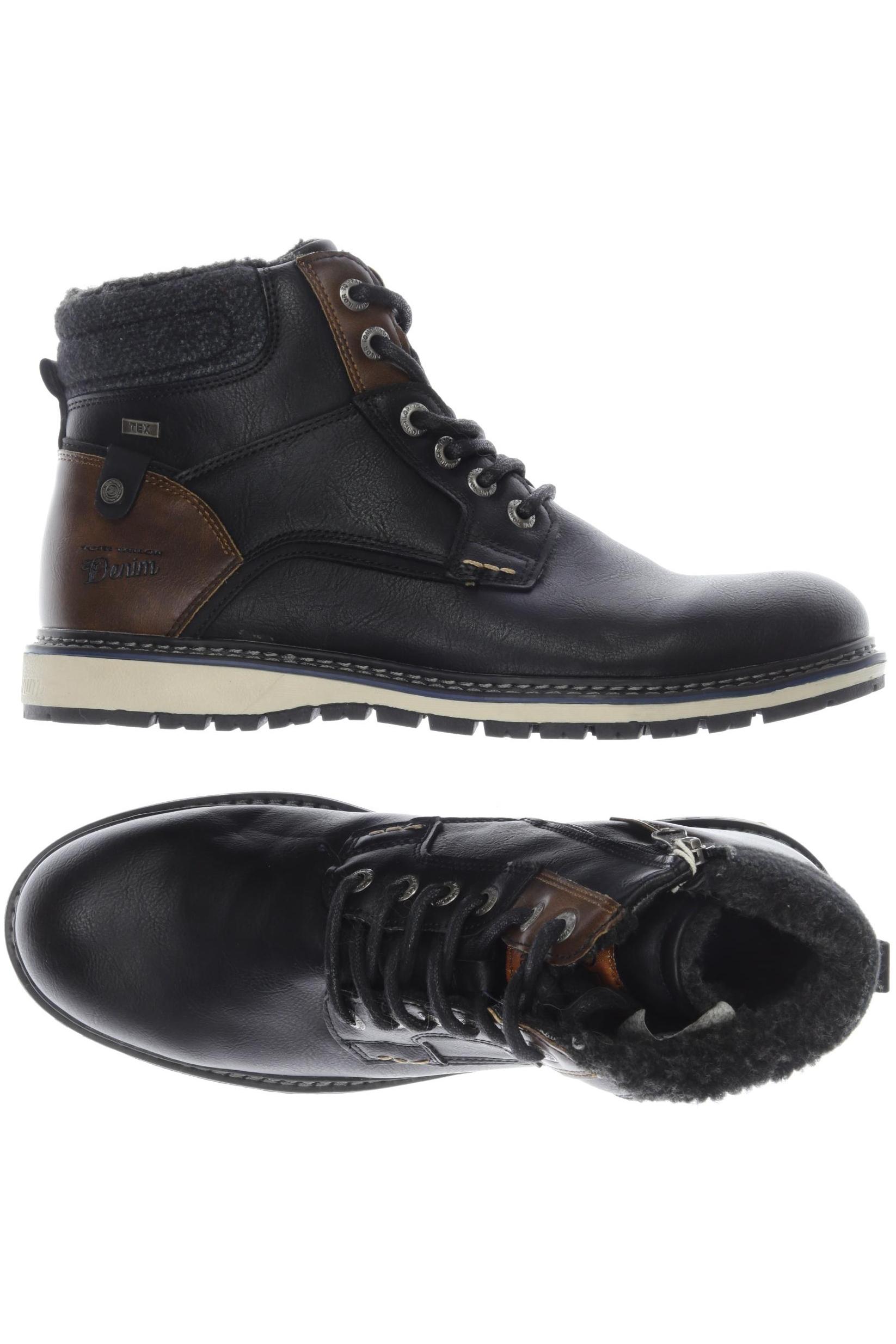 

TOM Tailor Denim Herren Stiefel, schwarz, Gr. 44