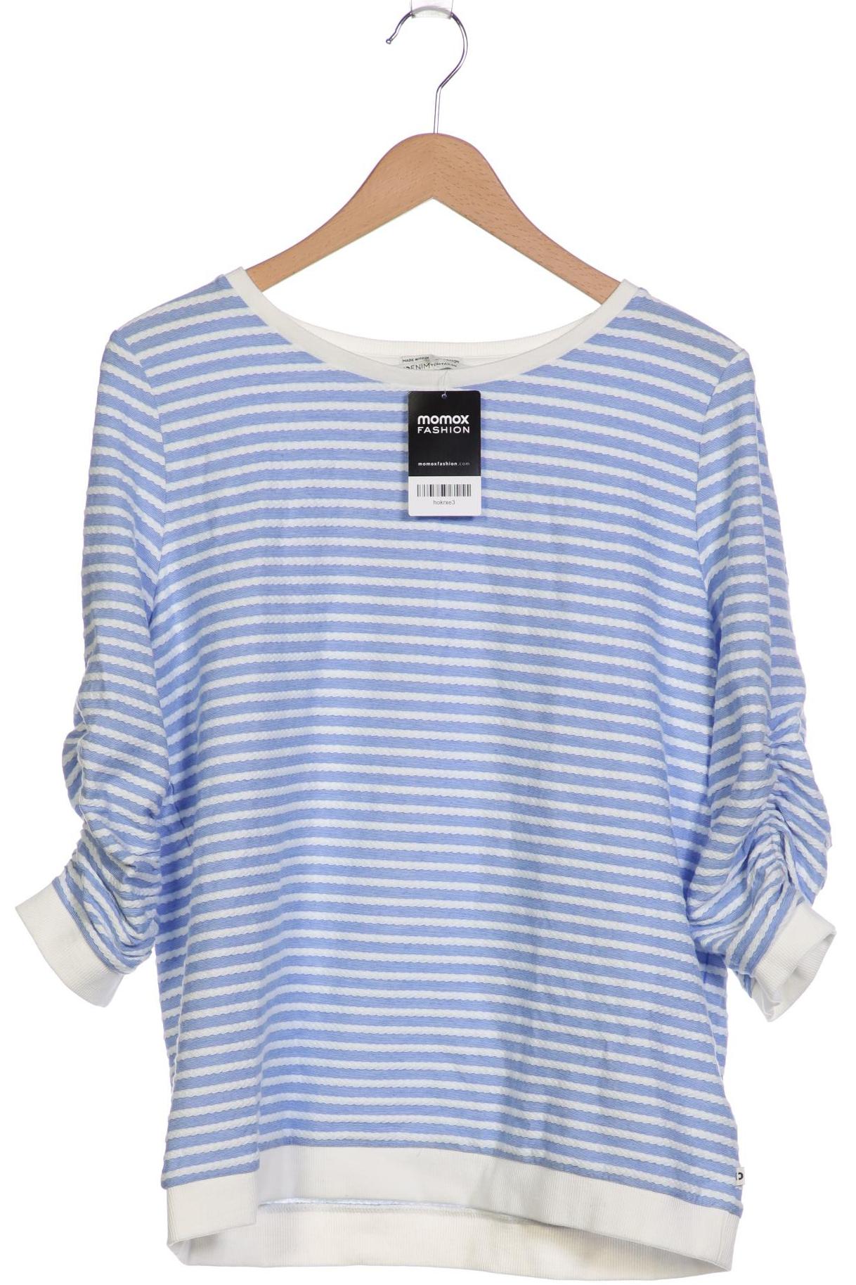 

TOM Tailor Denim Damen Langarmshirt, blau, Gr. 46