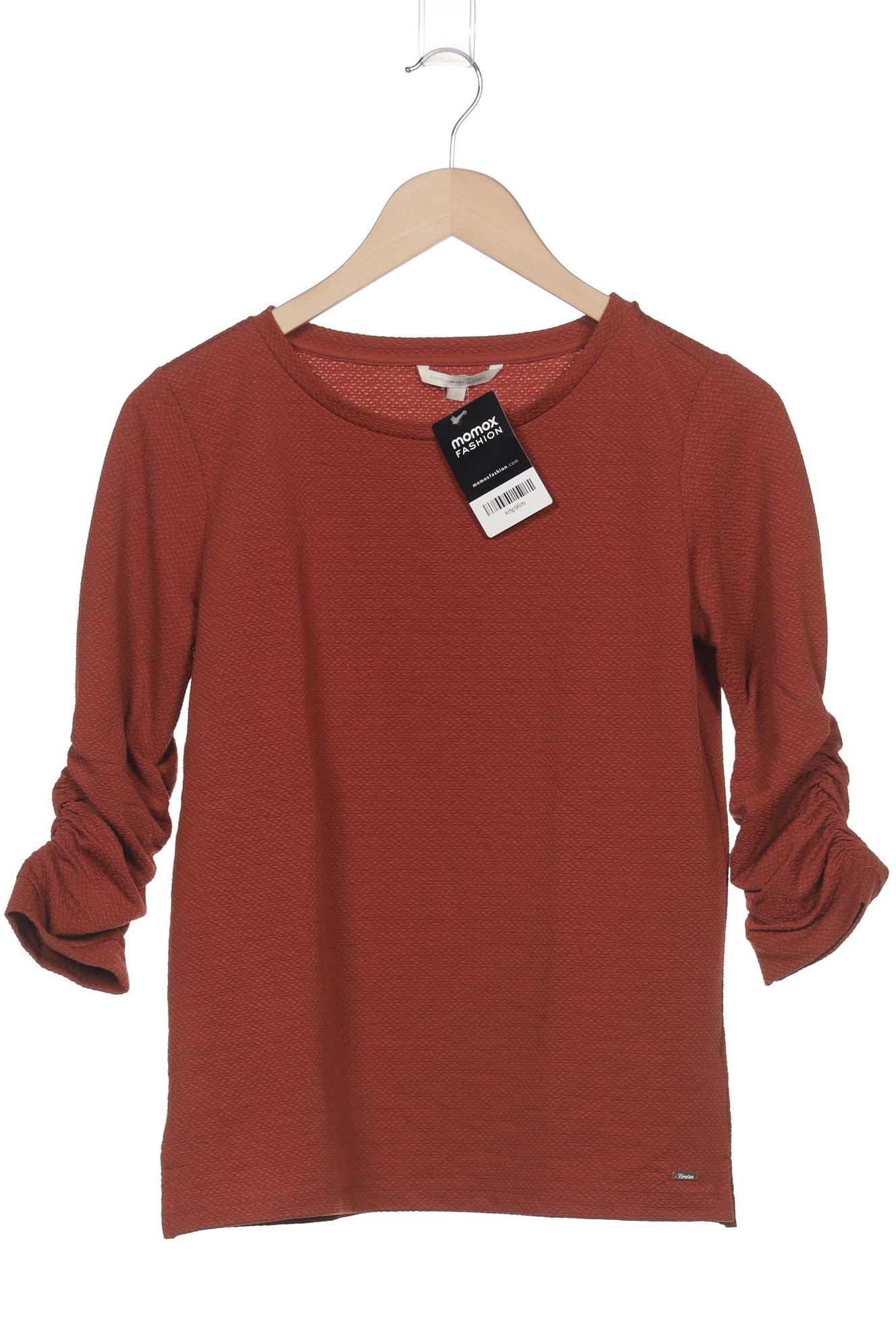 

TOM Tailor Denim Damen Langarmshirt, braun, Gr. 36