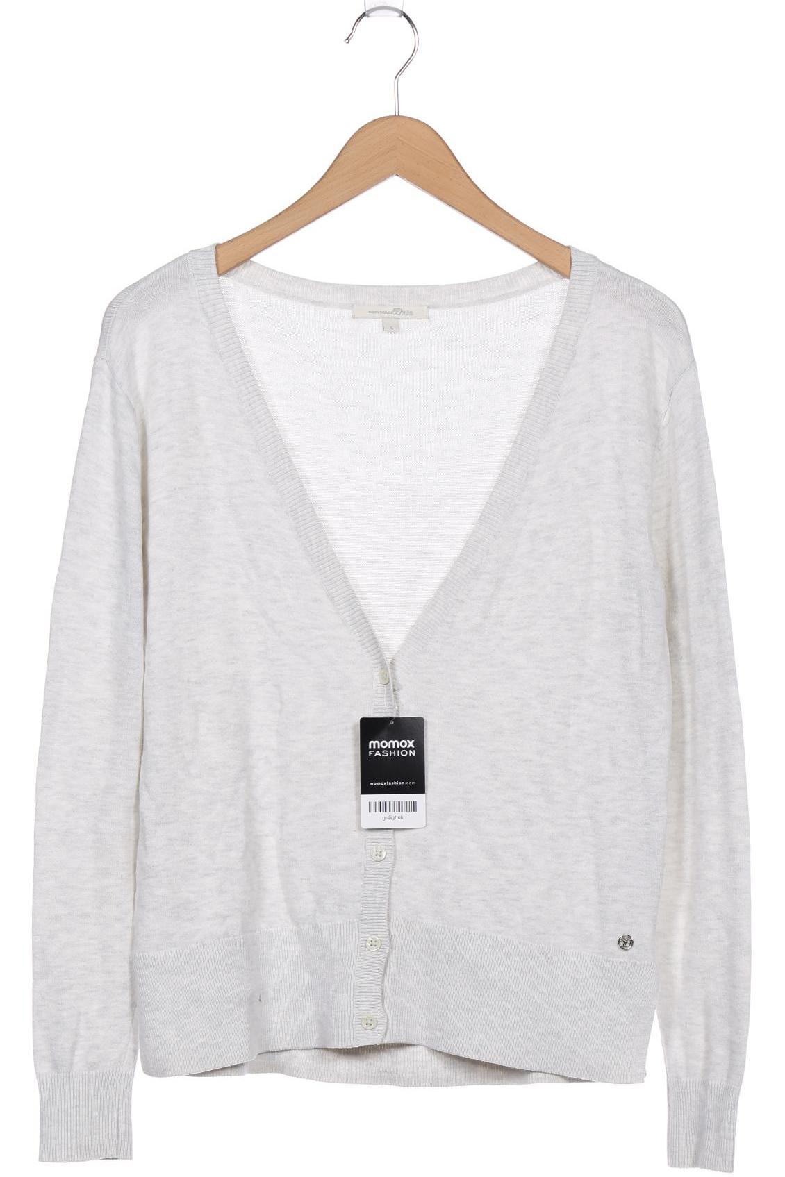 

TOM TAILOR Denim Damen Strickjacke, grau