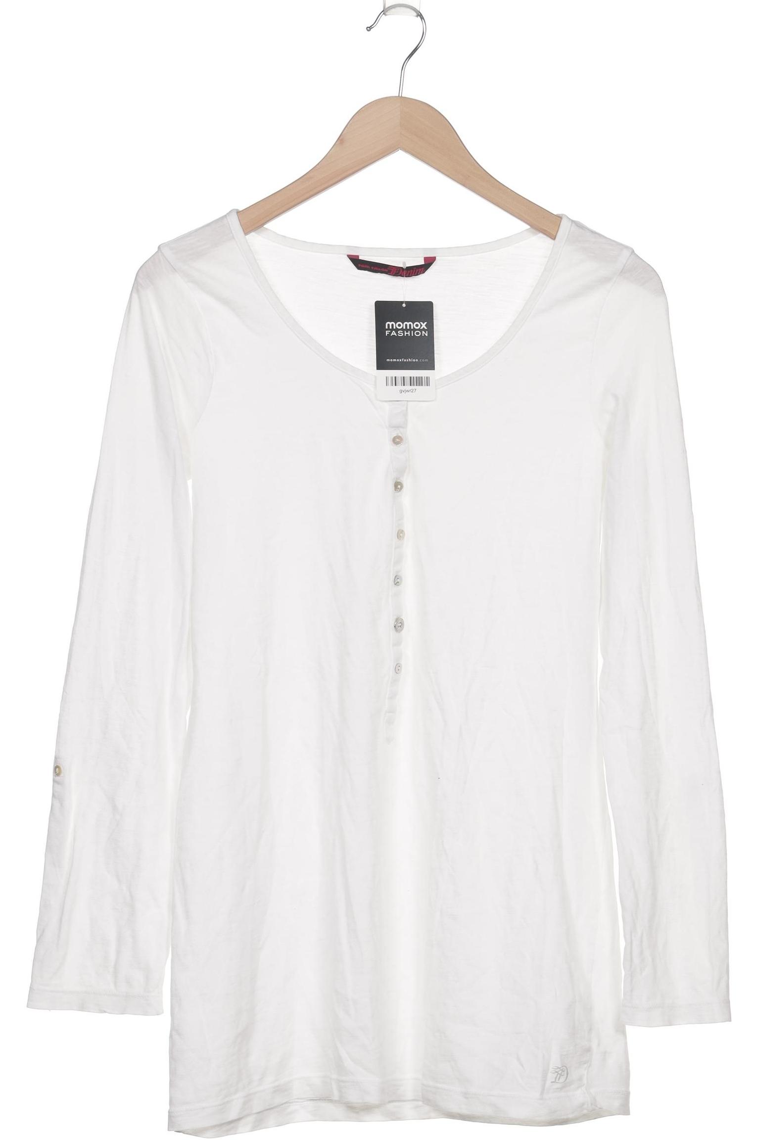 Thumbnail - TOM Tailor Denim Damen Langarmshirt, weiß, Gr. 42