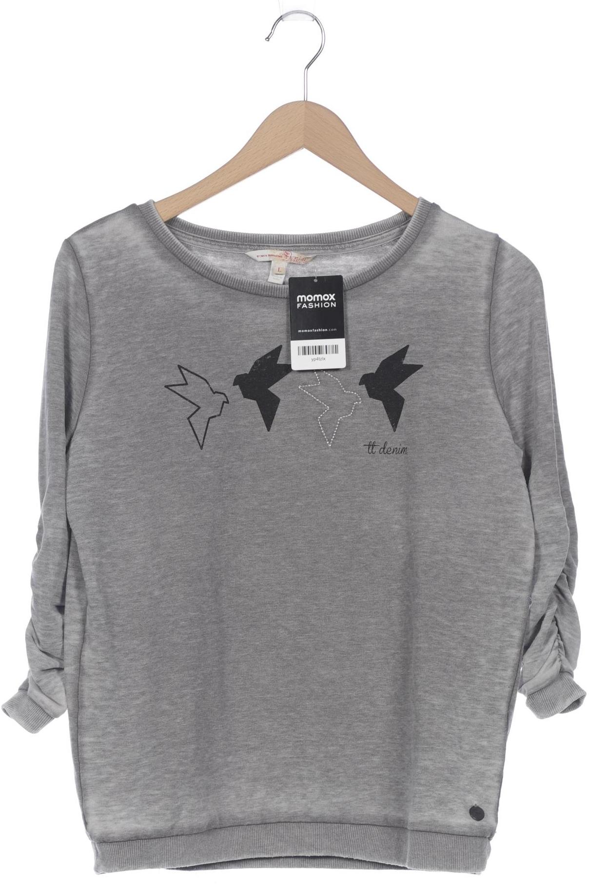 

TOM Tailor Denim Damen Sweatshirt, grau, Gr. 42