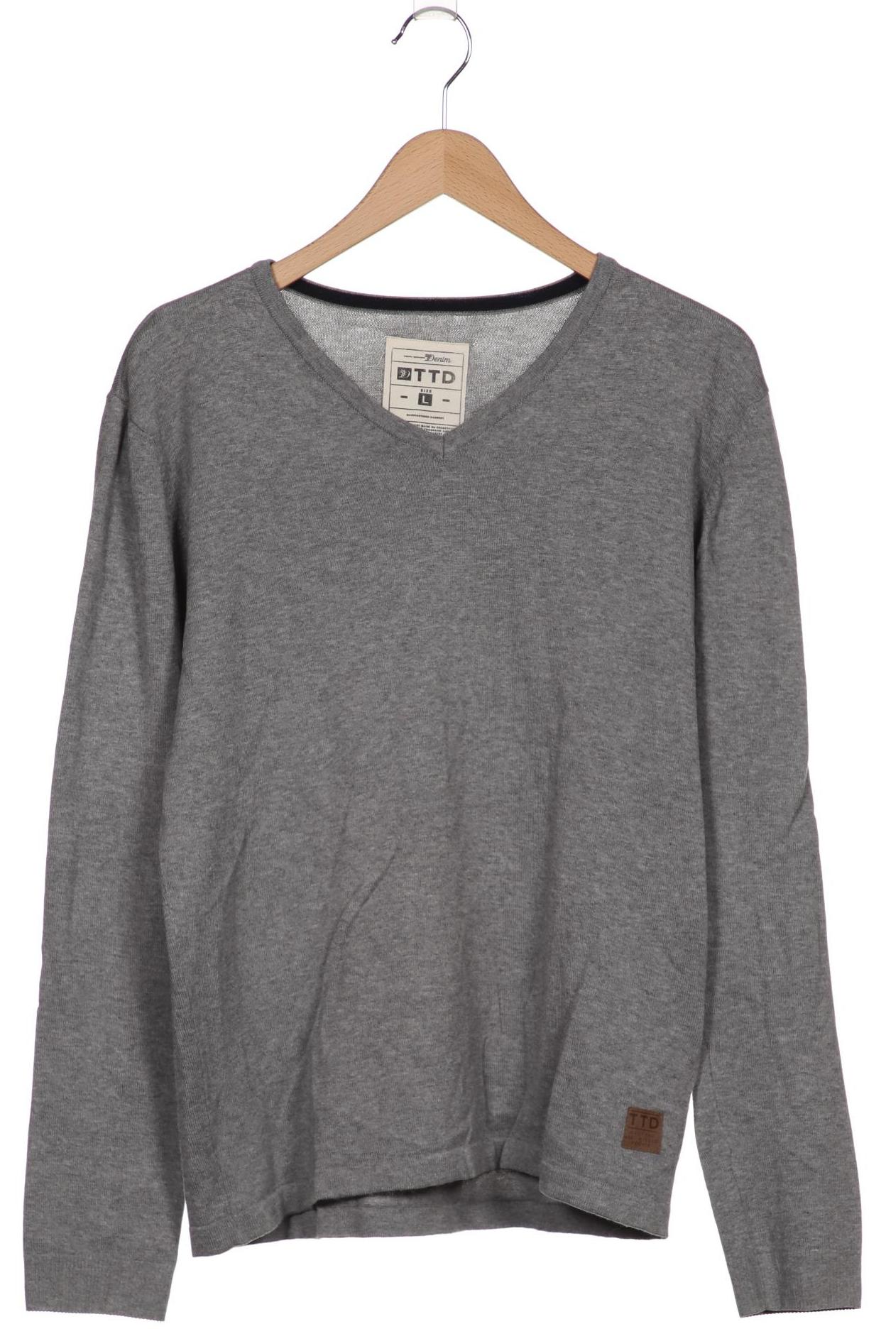 

TOM TAILOR Denim Herren Pullover, grau