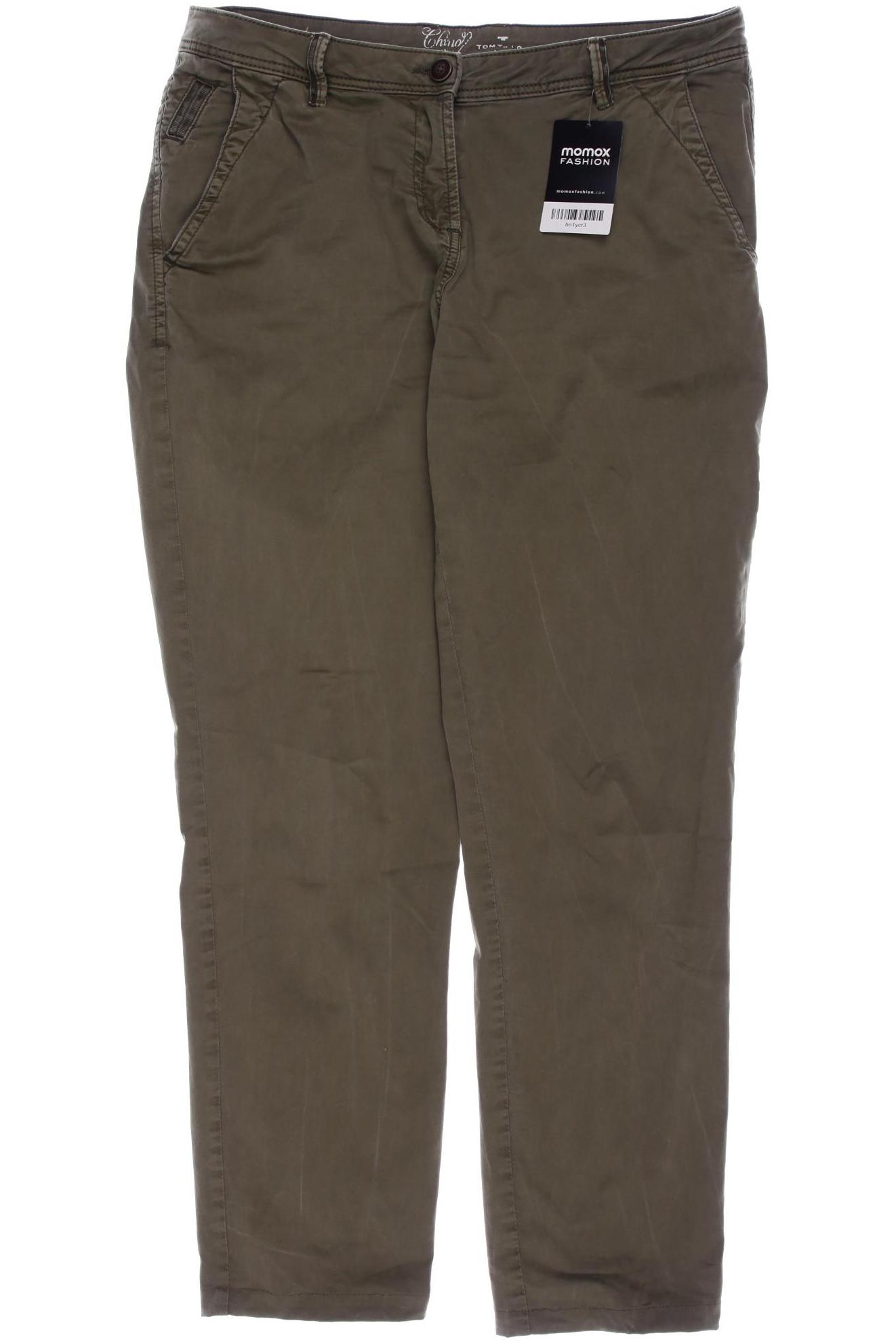 

TOM Tailor Denim Damen Stoffhose, grün, Gr. 38