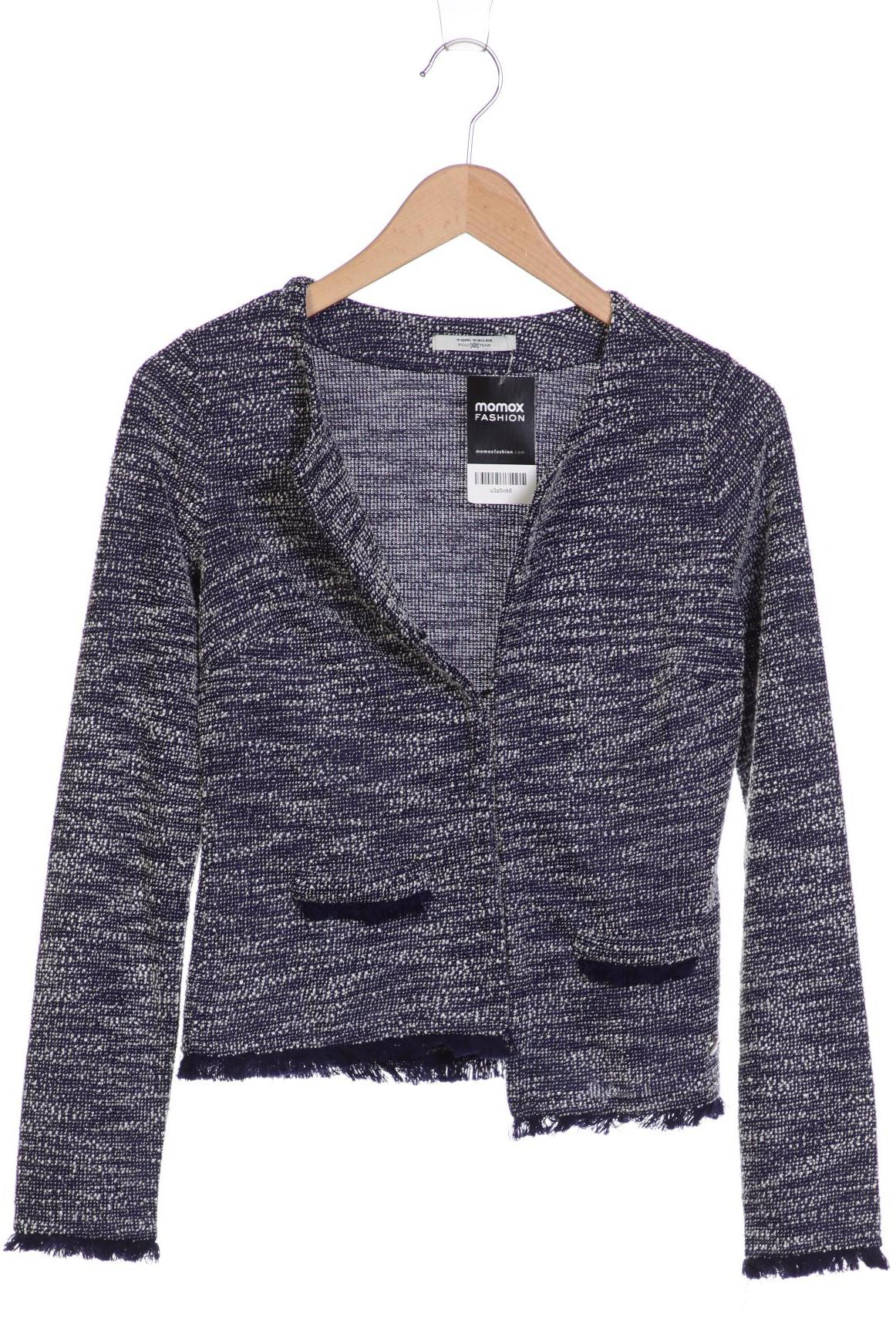 

TOM Tailor Denim Damen Strickjacke, blau, Gr. 36