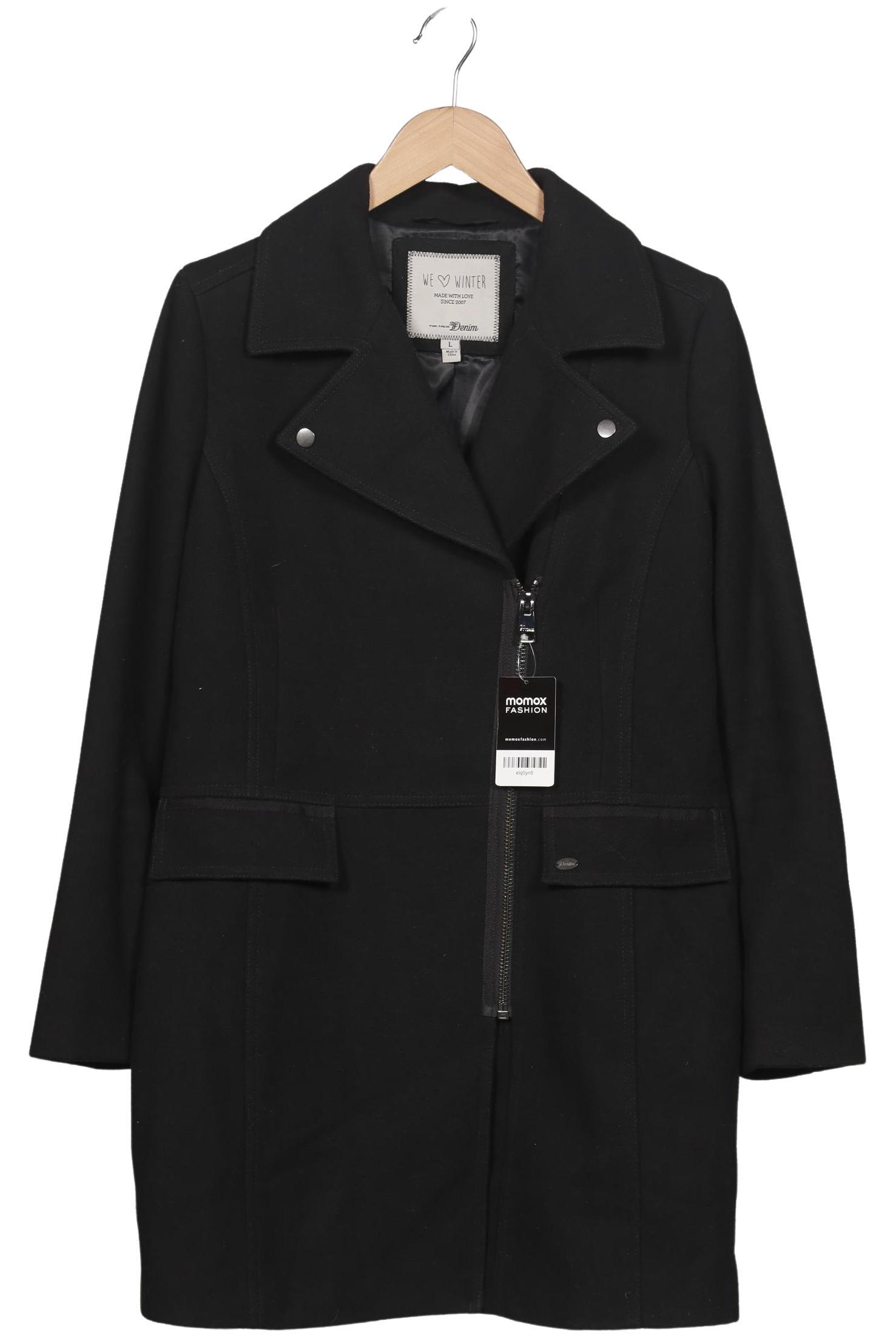 

TOM Tailor Denim Damen Mantel, schwarz, Gr. 42