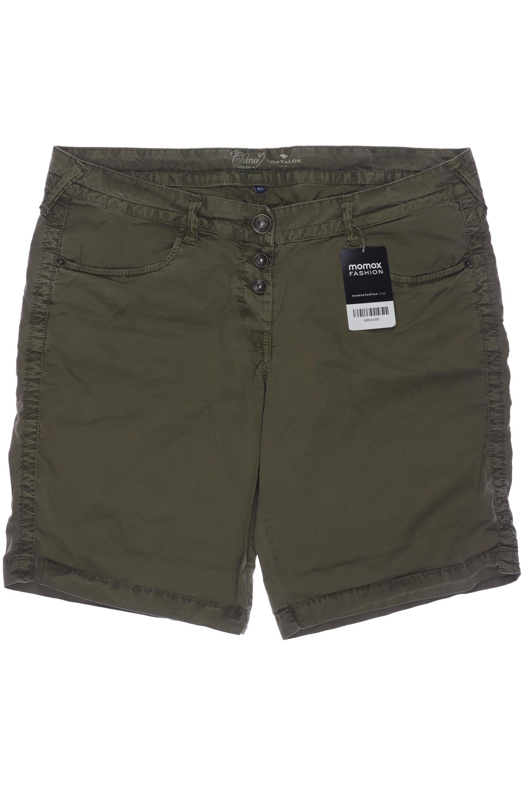 

TOM Tailor Denim Damen Shorts, grün, Gr. 40