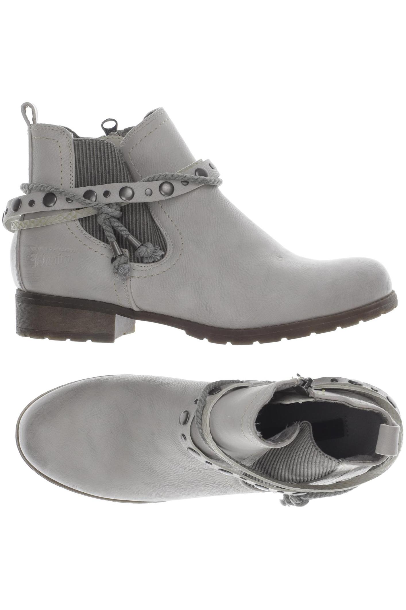 

TOM TAILOR Denim Damen Stiefelette, grau
