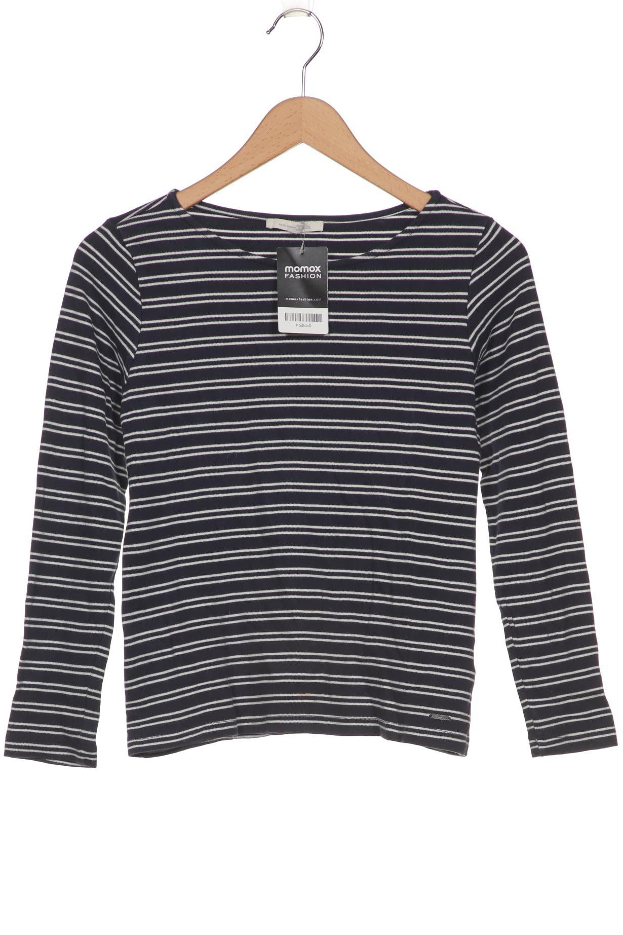 

TOM TAILOR Denim Damen Langarmshirt, marineblau