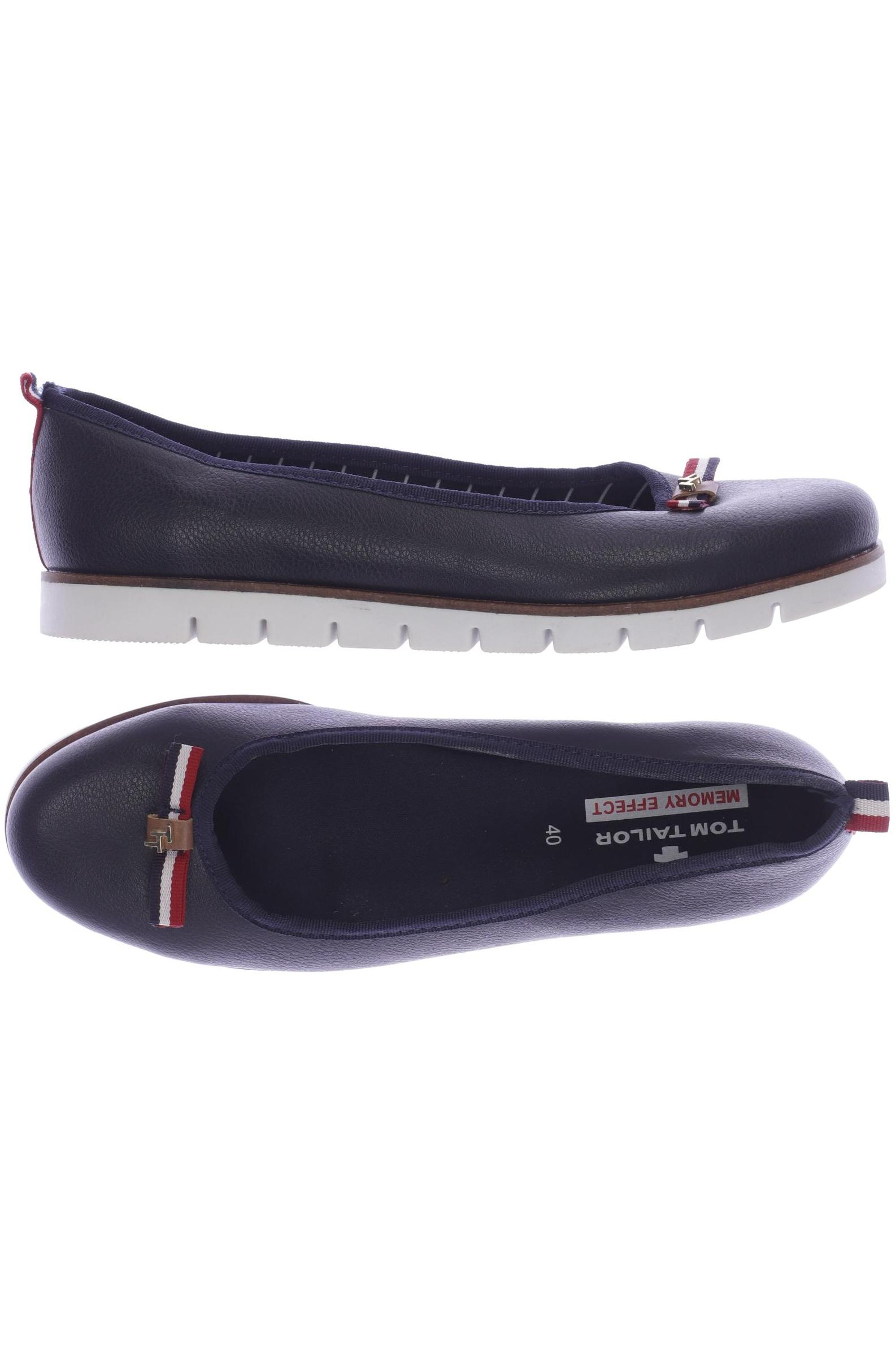 

TOM TAILOR Denim Damen Ballerinas, marineblau
